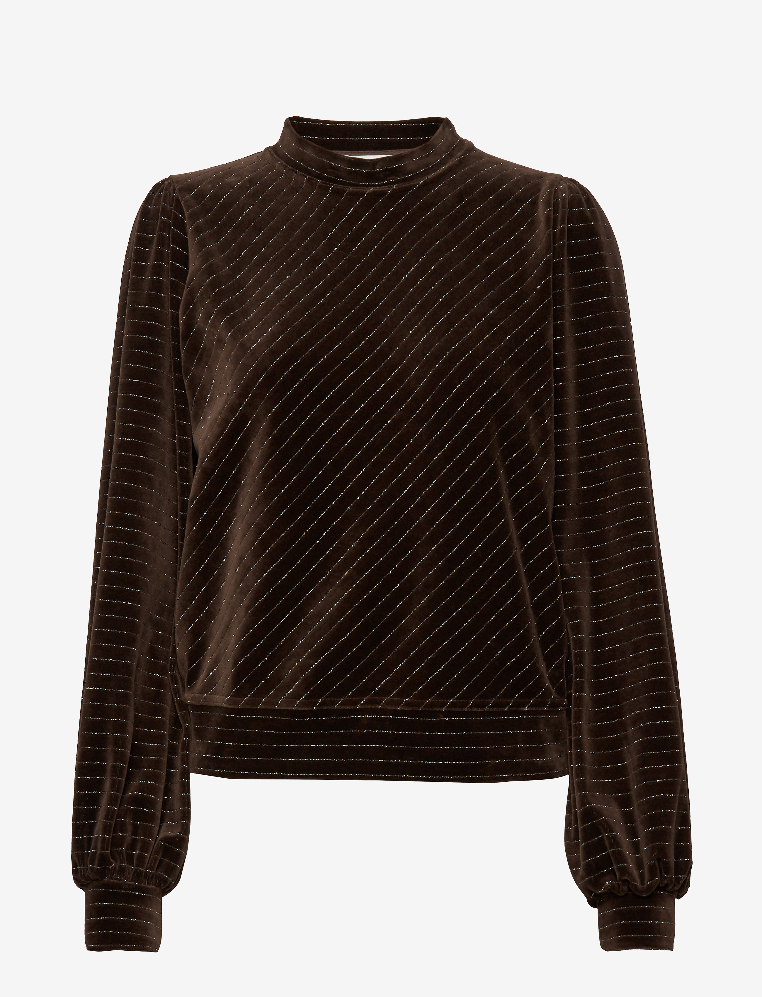 Ganni - Velvet Lurex - mole - 0