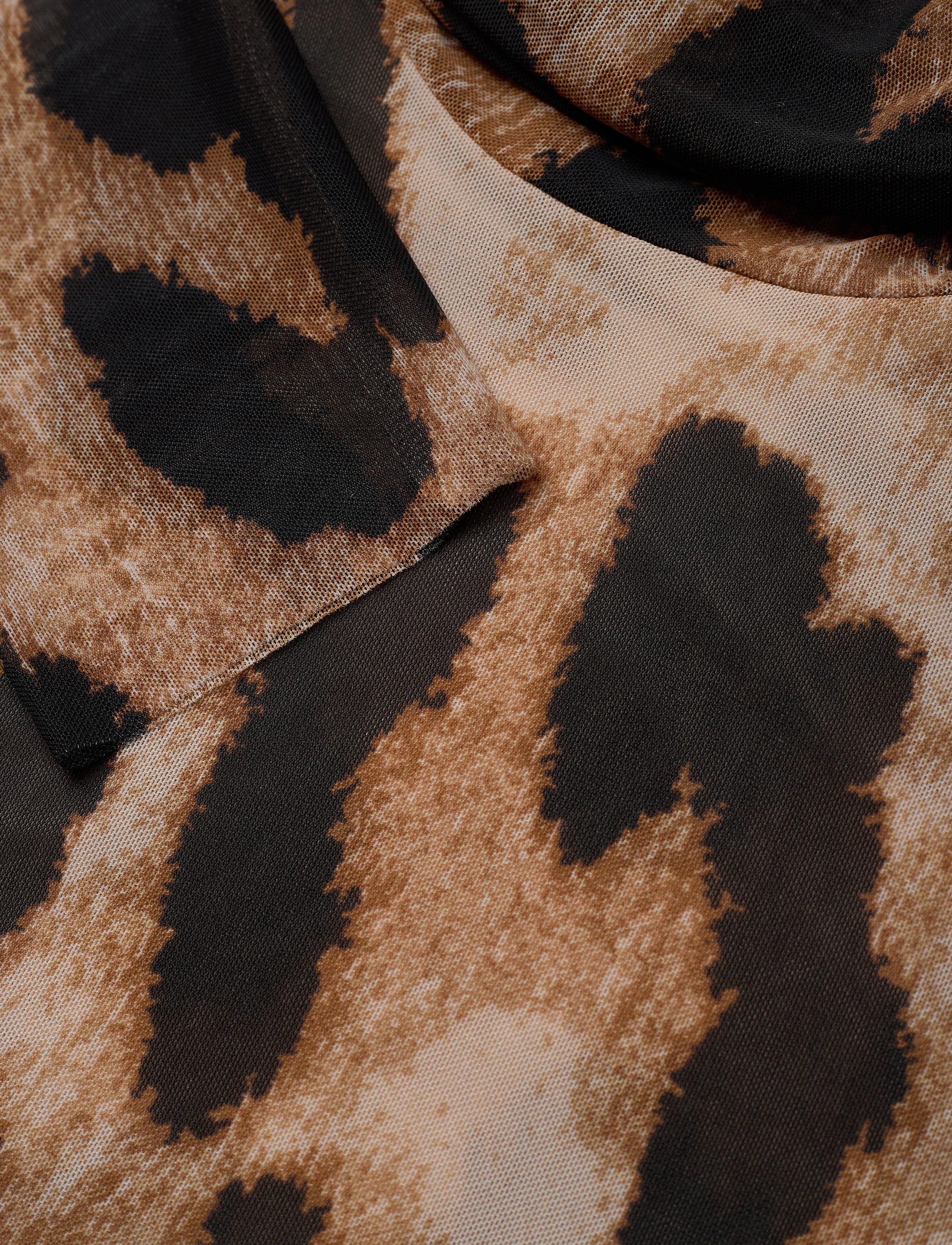 Ganni - Printed Mesh - maxi leopard - 2