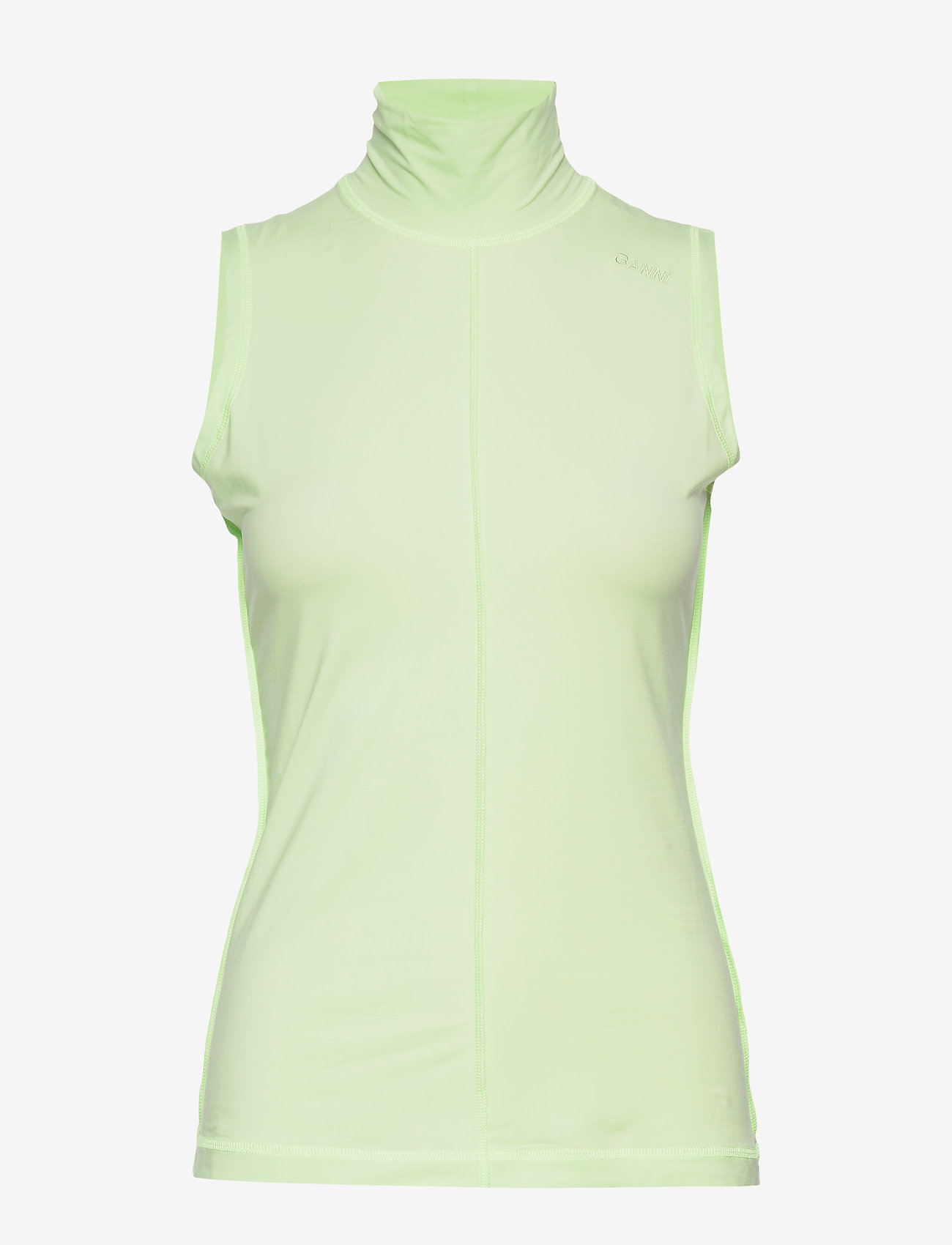 Ganni - Light Stretch Jersey - patina green - 0