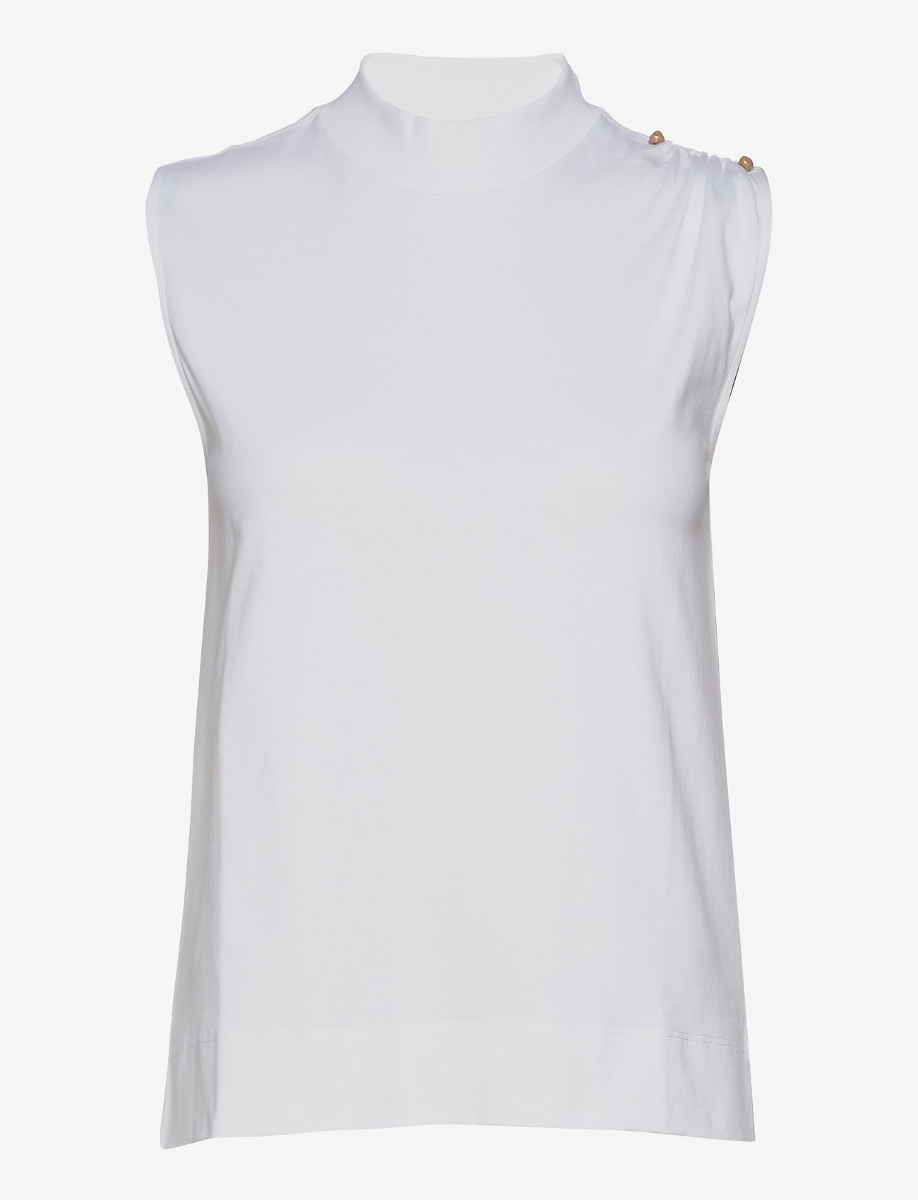 Ganni - Basic Cotton Jersey - white - 0
