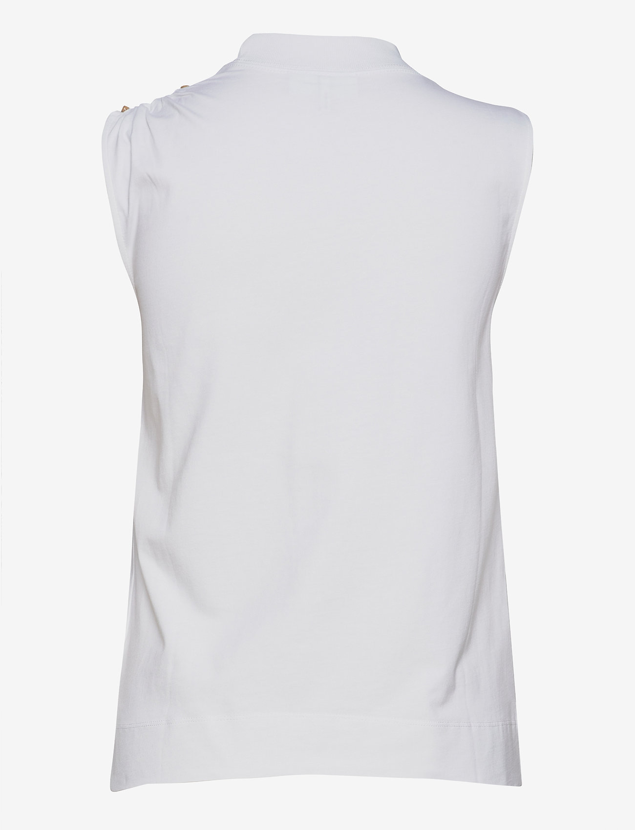 Ganni - Basic Cotton Jersey - white - 1