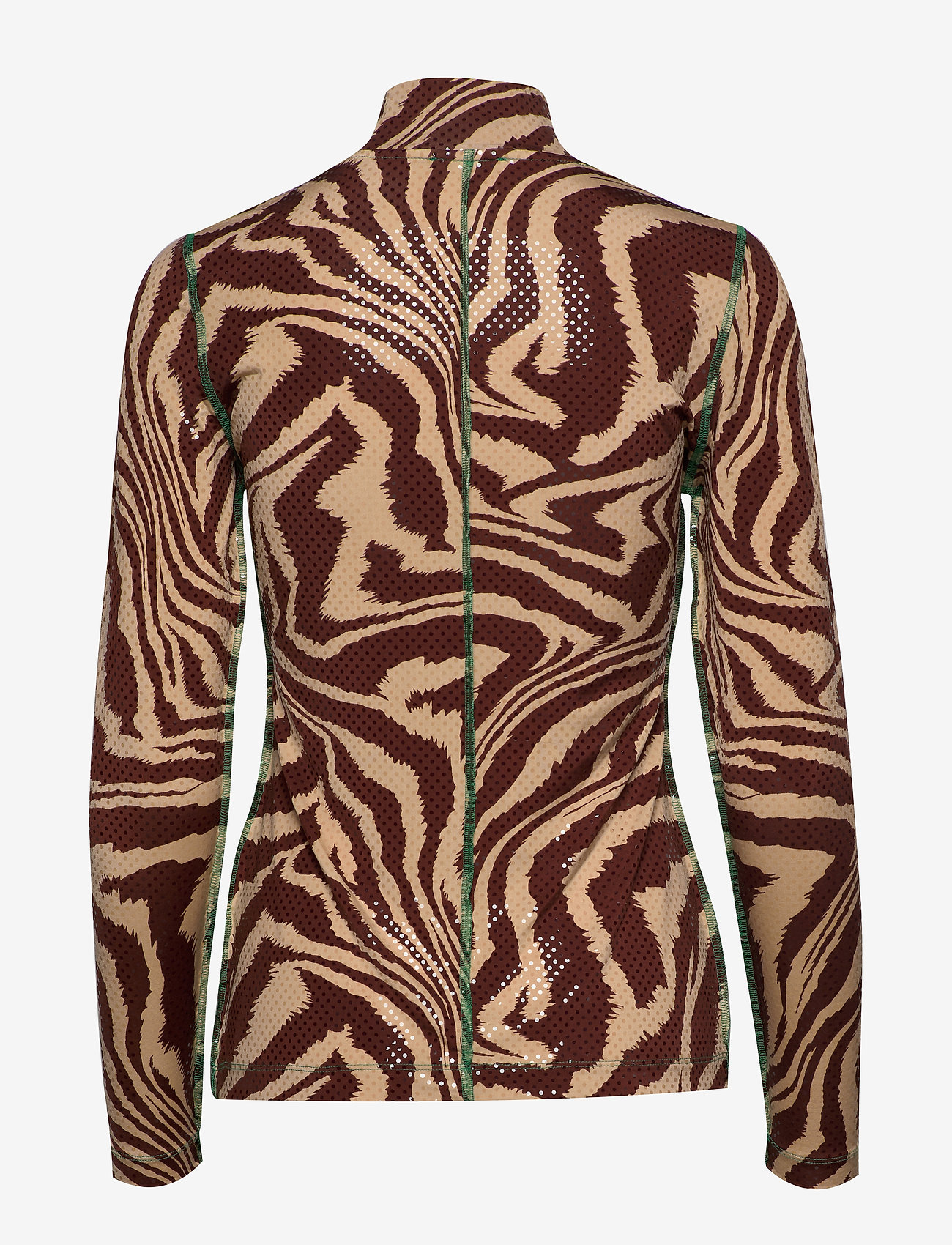 Ganni - Foil Jersey - tannin - 1