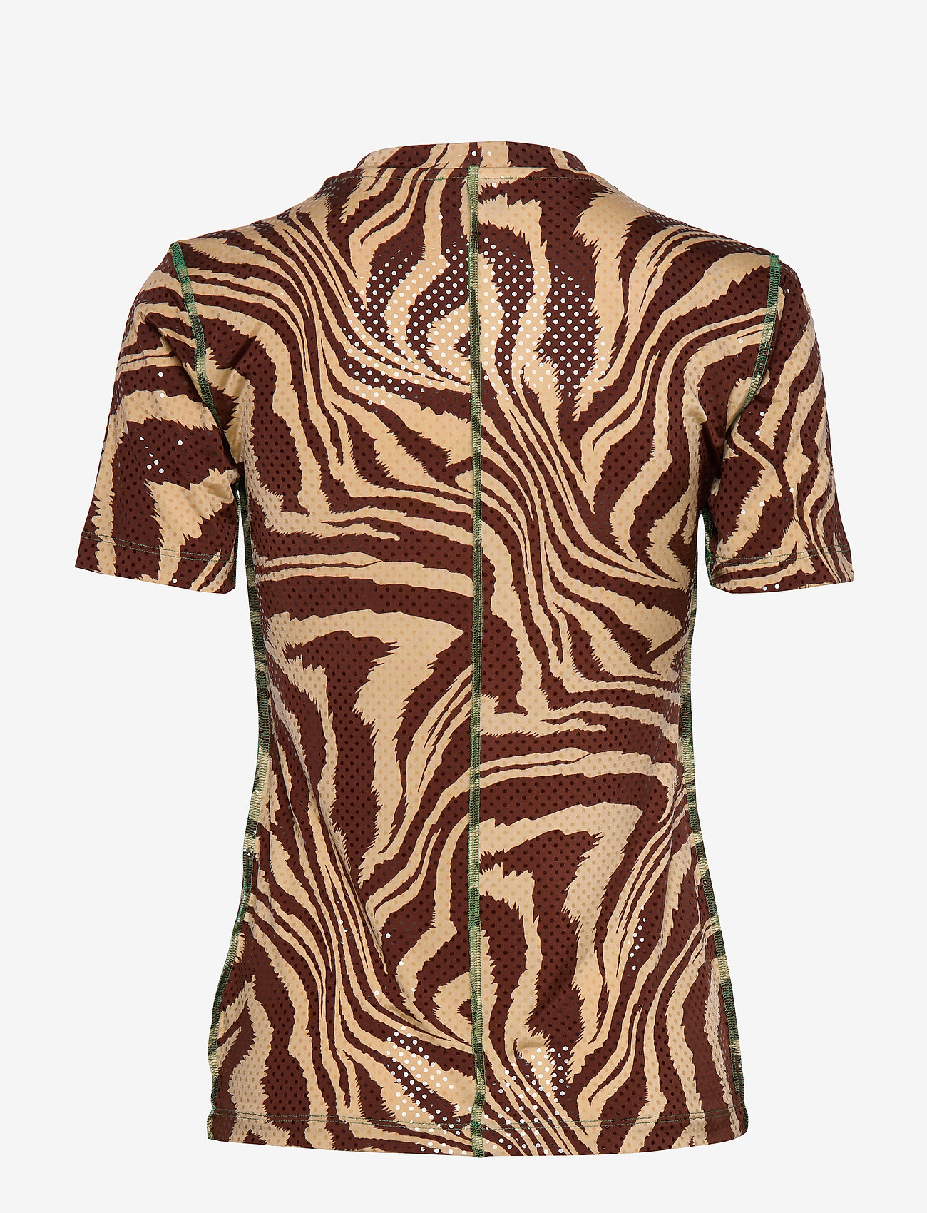 Ganni - Foil Jersey - tannin - 1