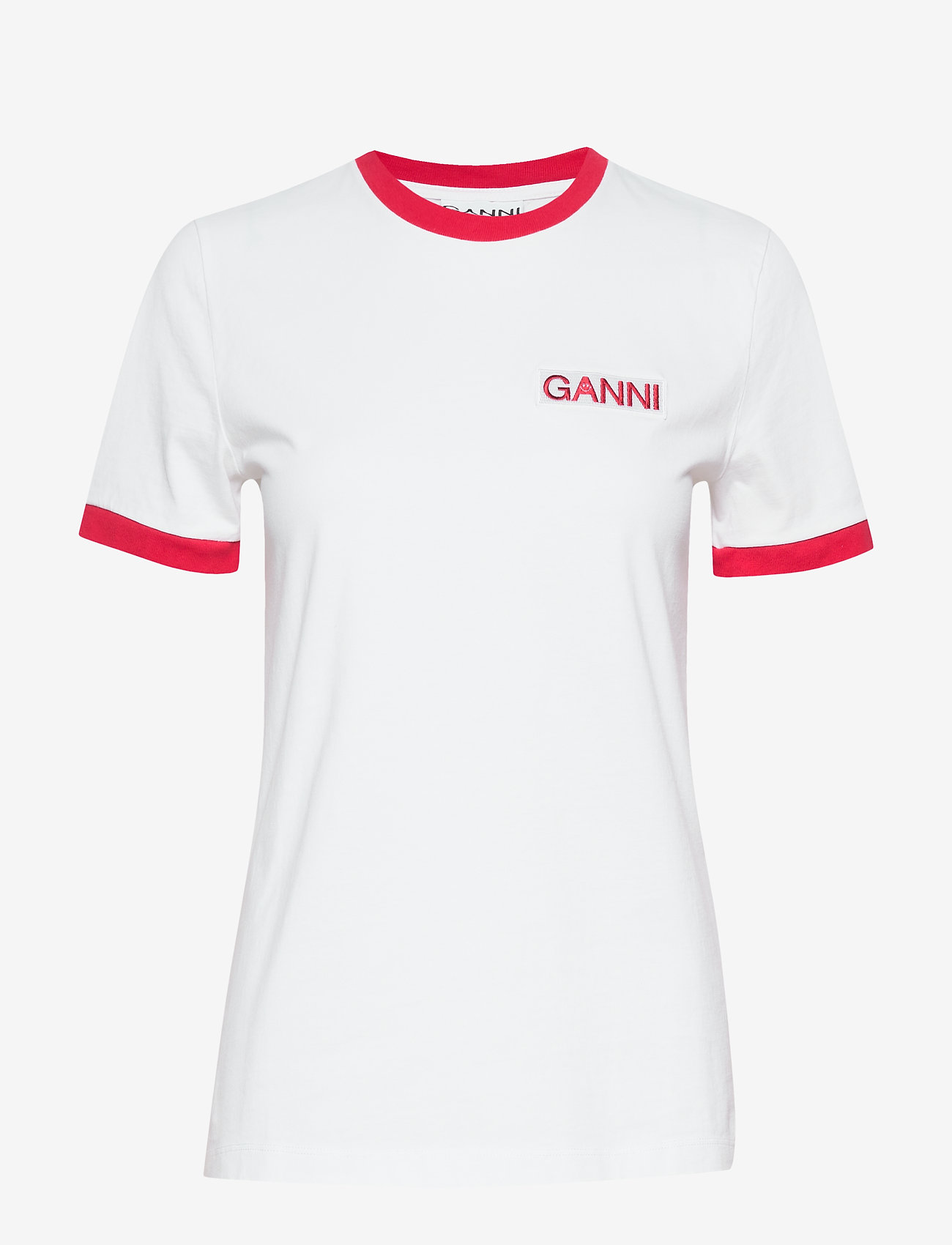Ganni - Basic Cotton Jersey - white - 0