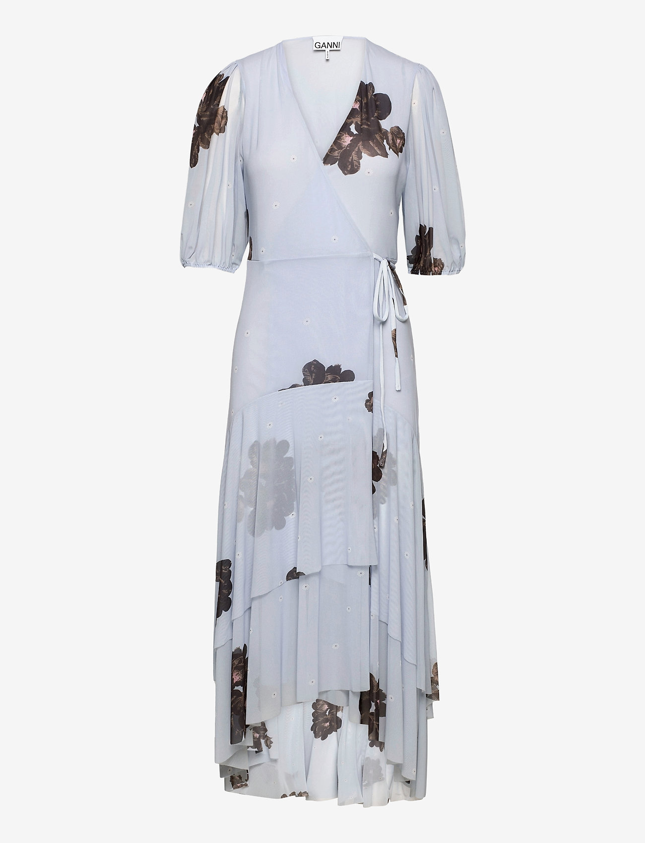 Ganni - Printed Mesh - heather - 0