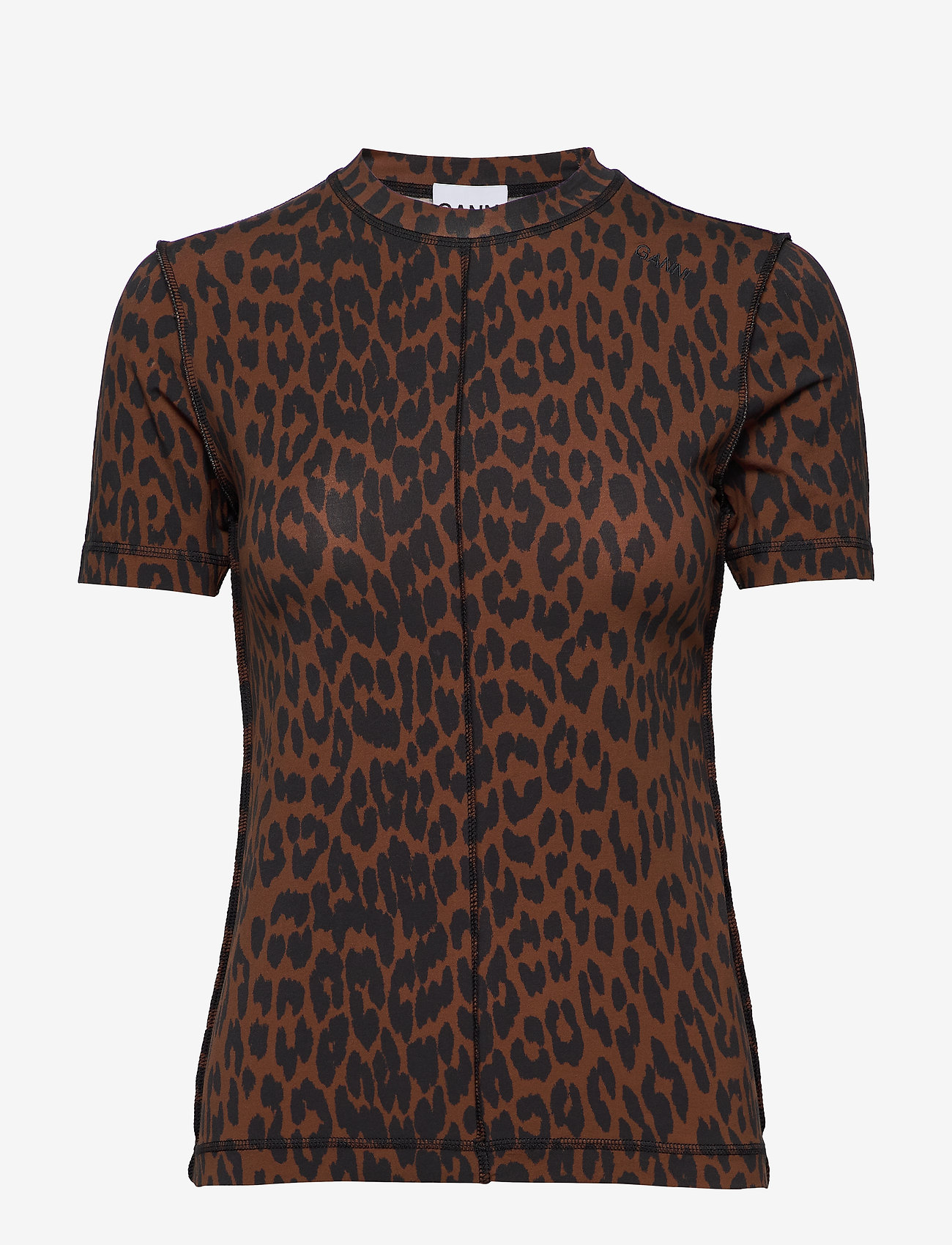 Ganni - Light Stretch Jersey - toffee - 0