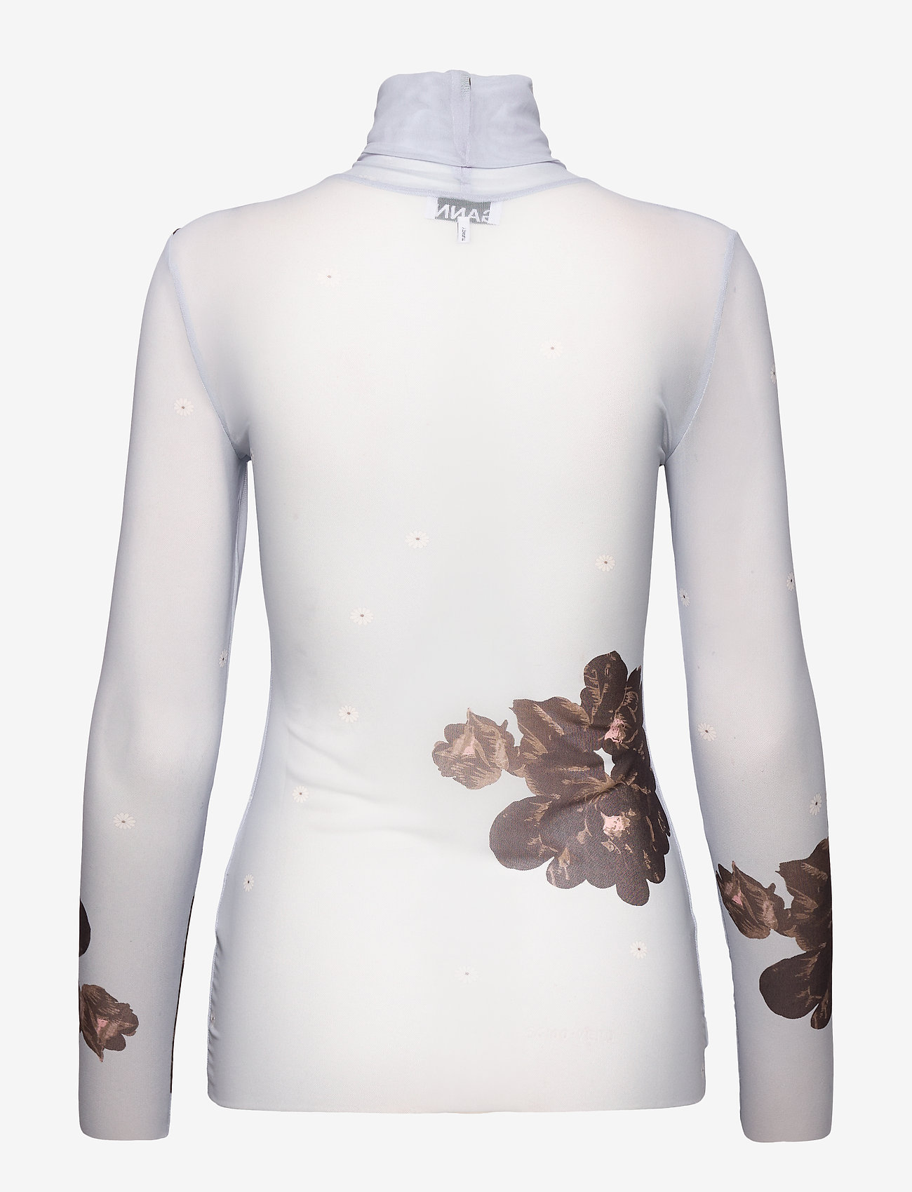 Ganni - Printed Mesh - heather - 1