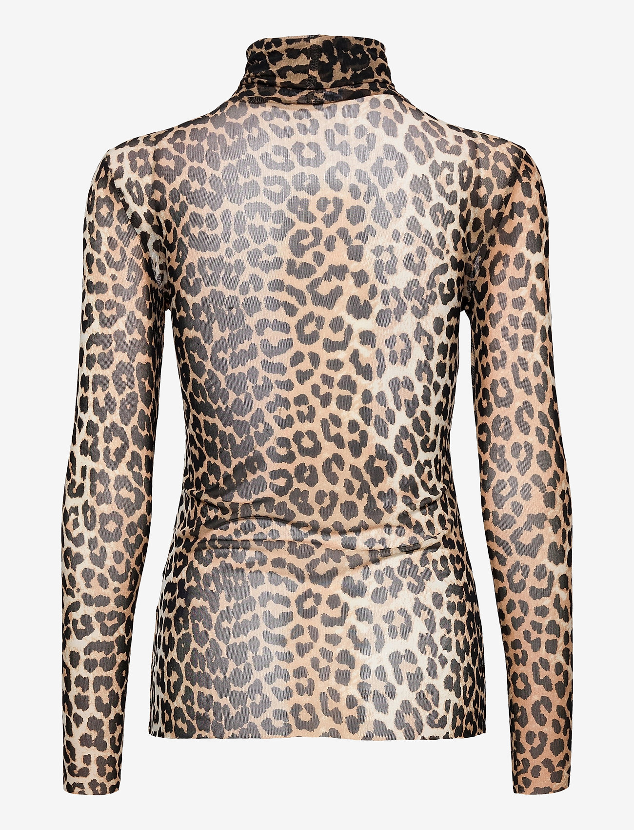 Ganni - Printed Mesh - leopard - 1
