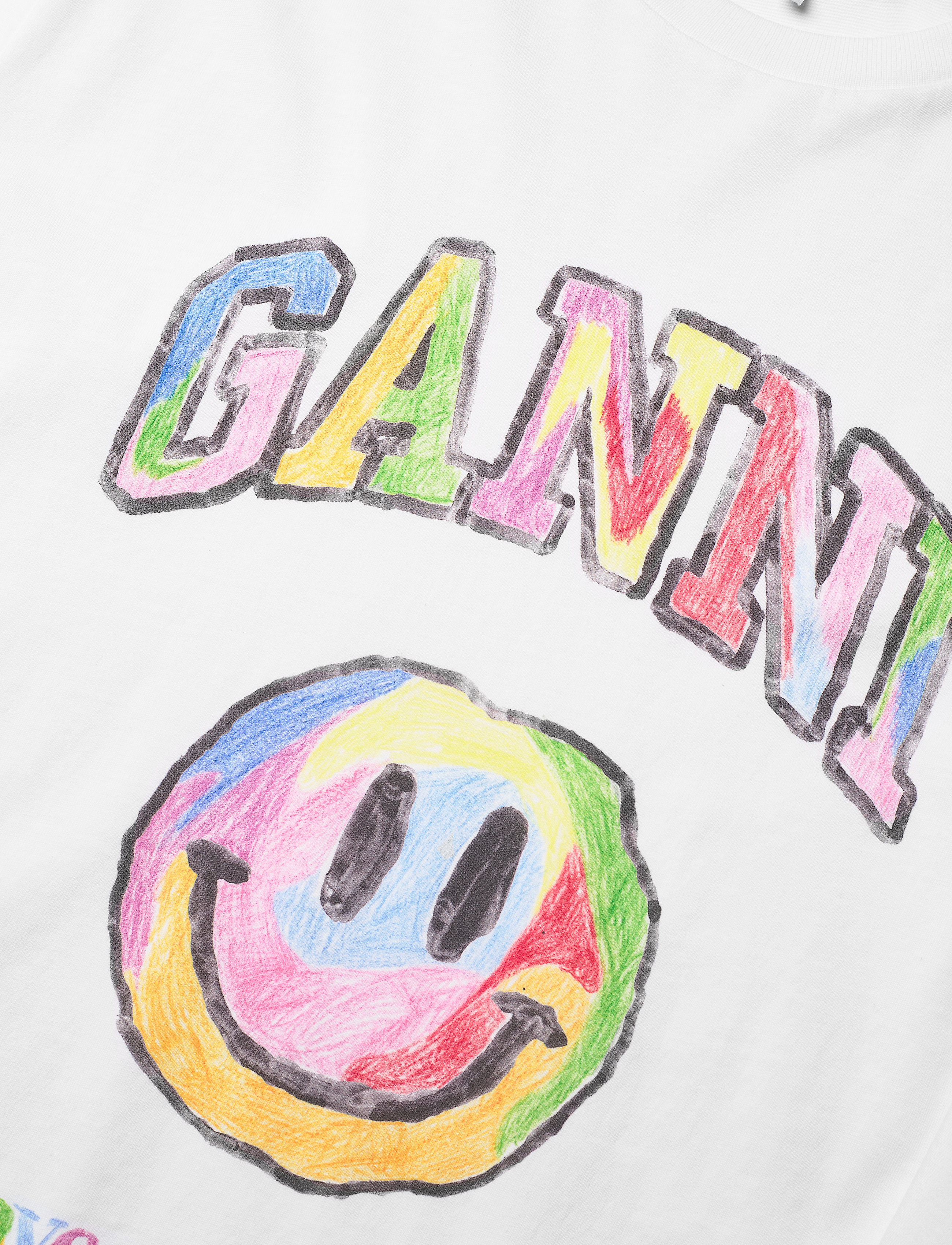 Ganni - Basic Cotton Jersey - bright white - 2
