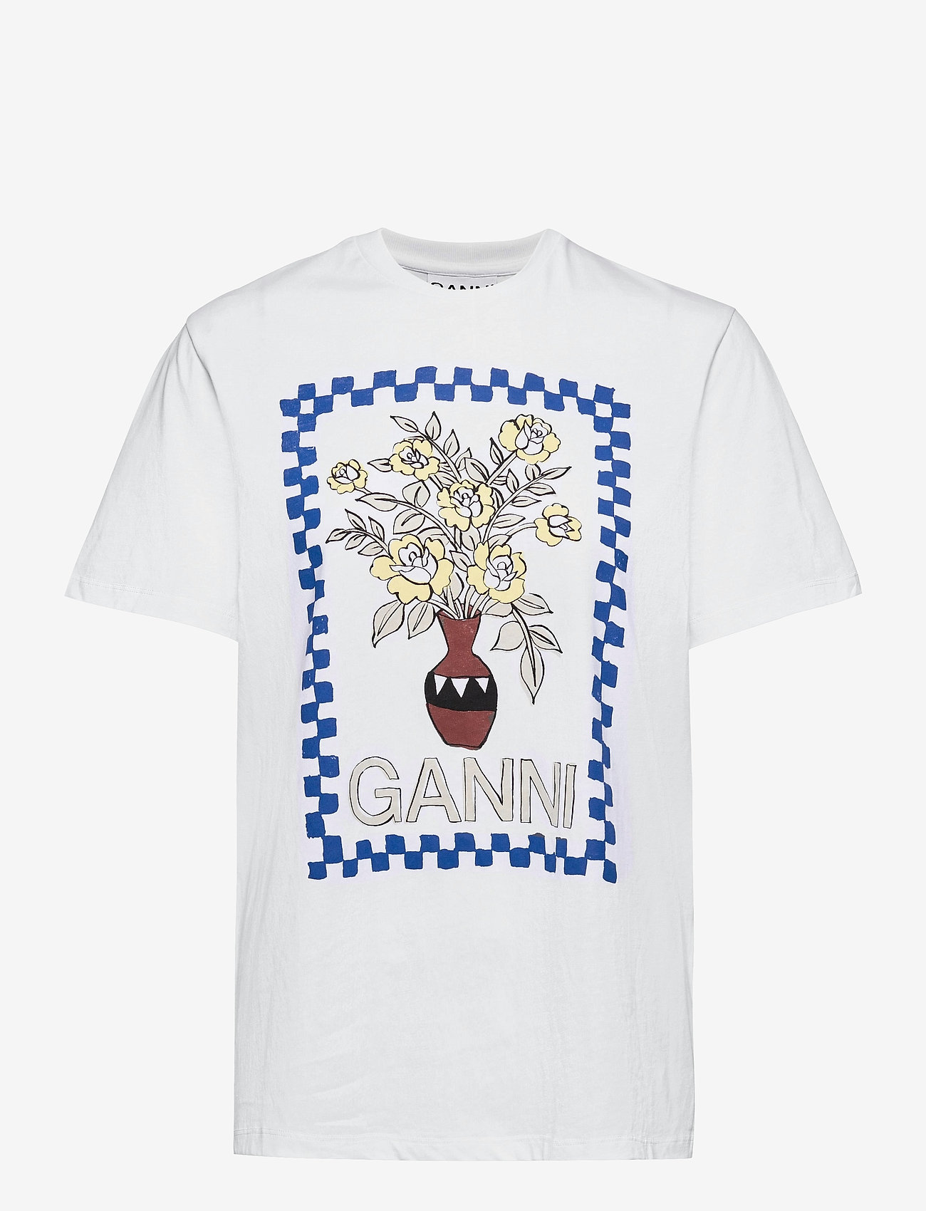 Ganni - Basic Cotton Jersey - bright white - 0