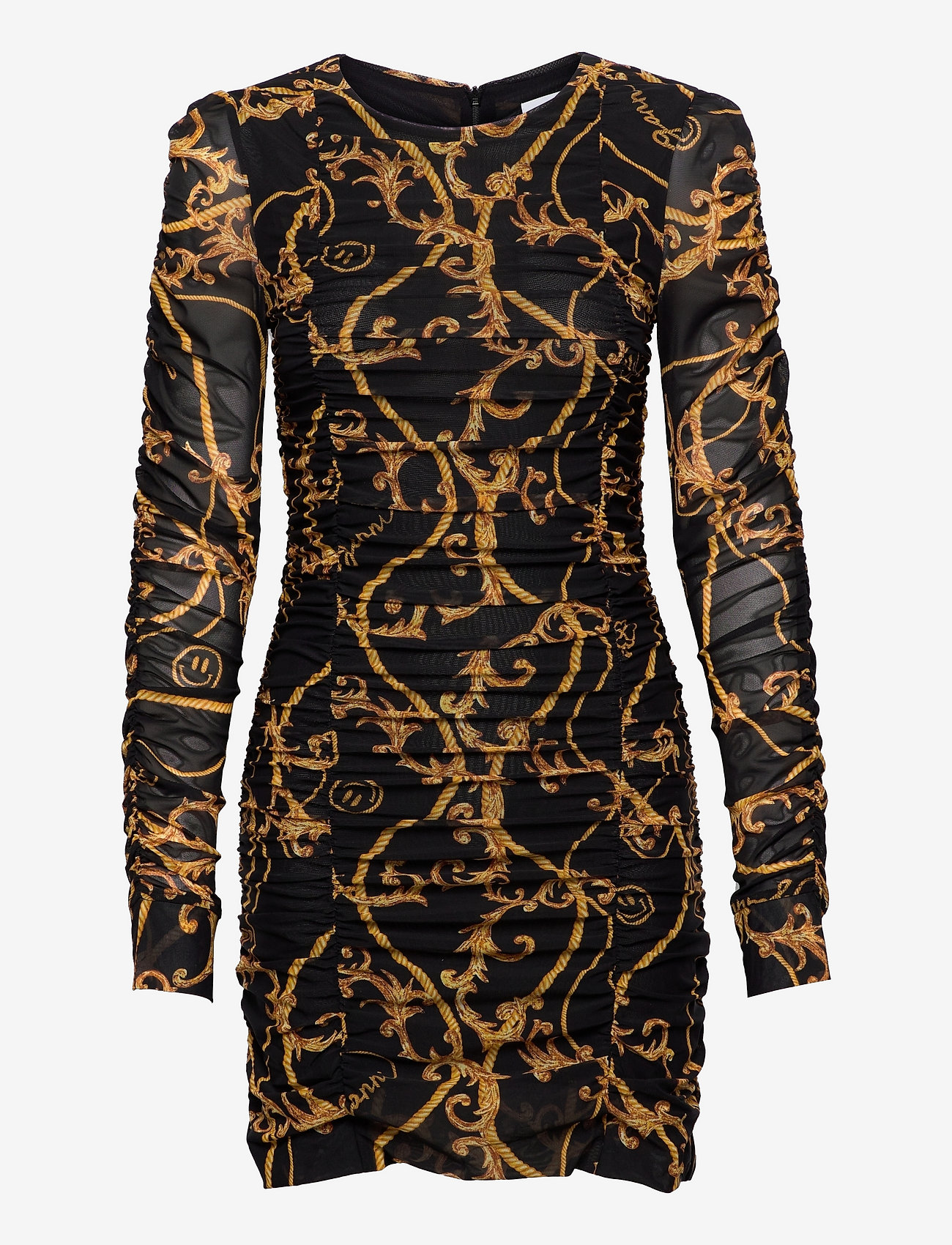 Ganni - Printed Mesh - black - 0