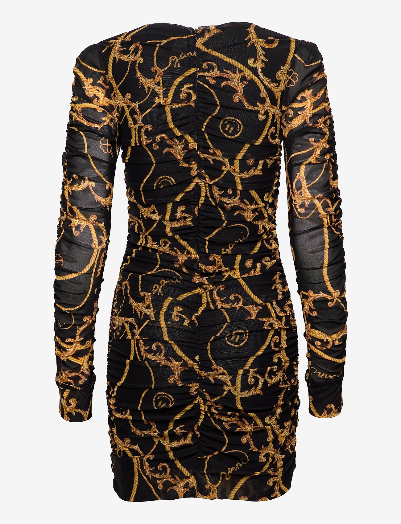 Ganni - Printed Mesh - black - 1