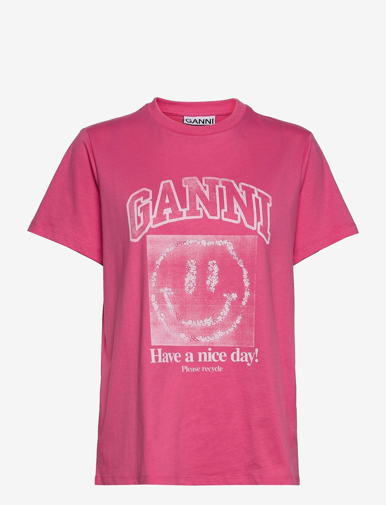 Ganni - Basic Jersey - carmine rose - 0