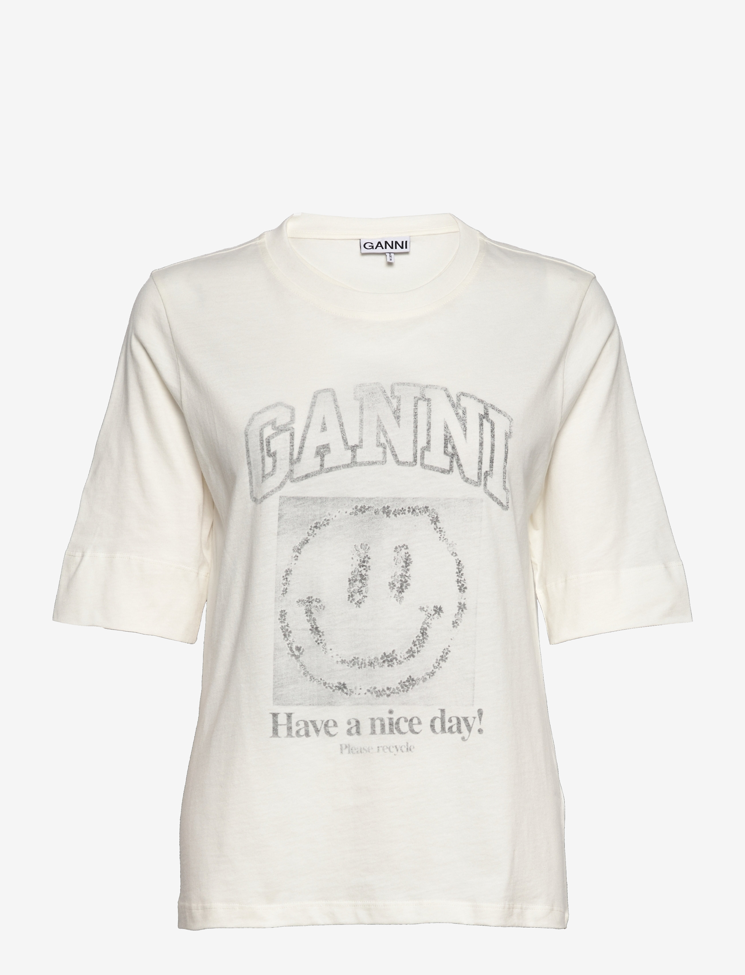 Ganni - Light Cotton Jersey - egret - 0