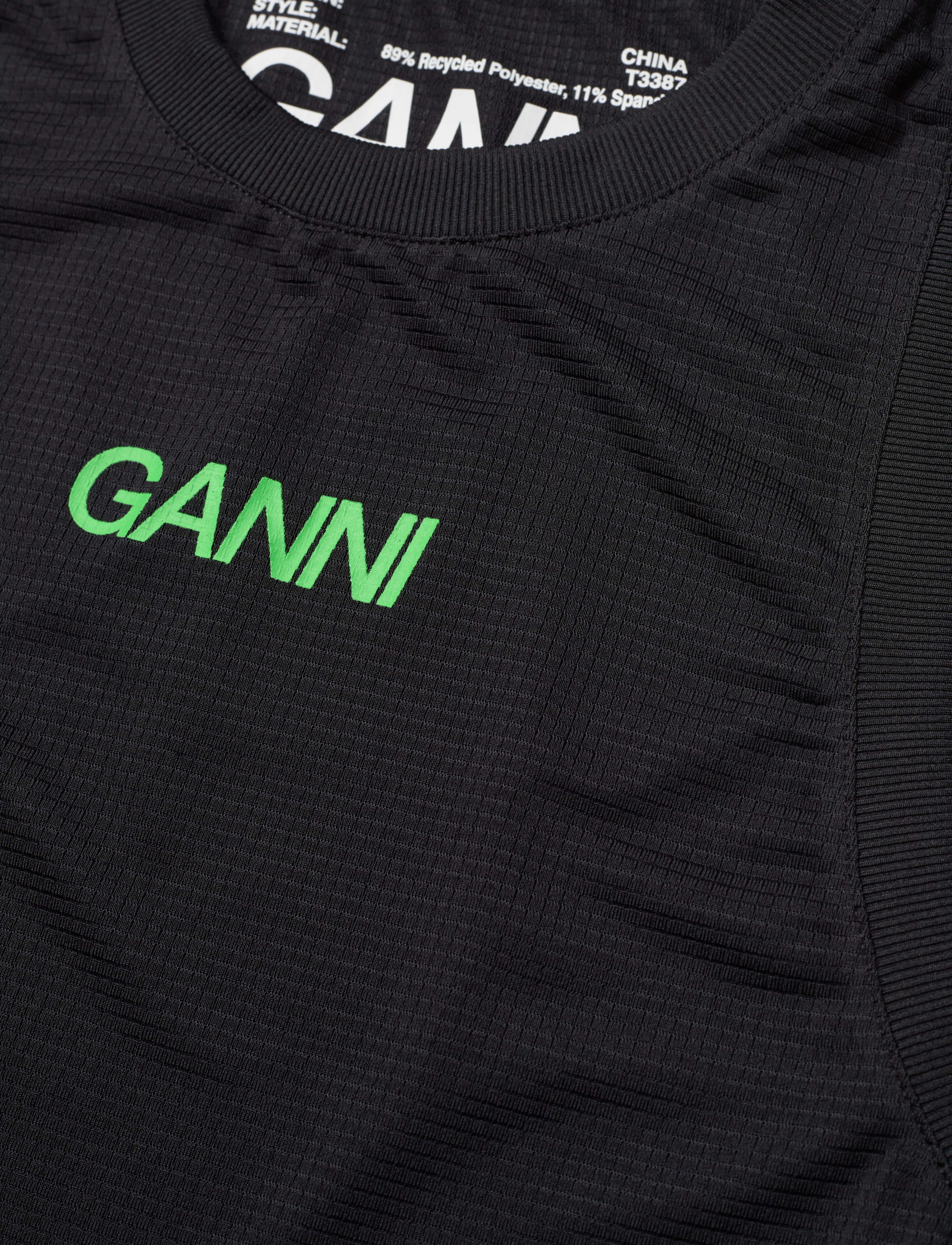 Ganni - Active Mesh - black - 2