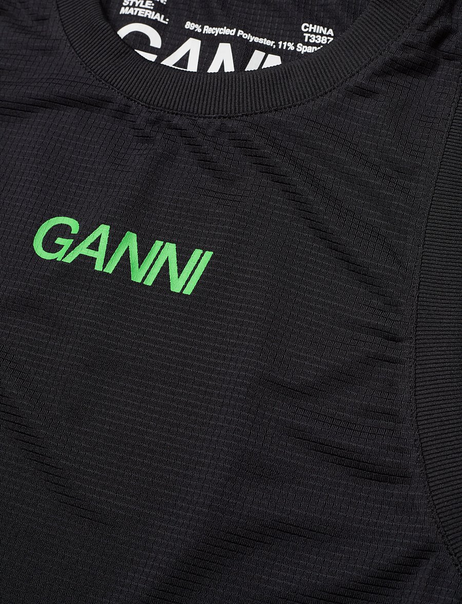 Ganni - Active Mesh - black - 2