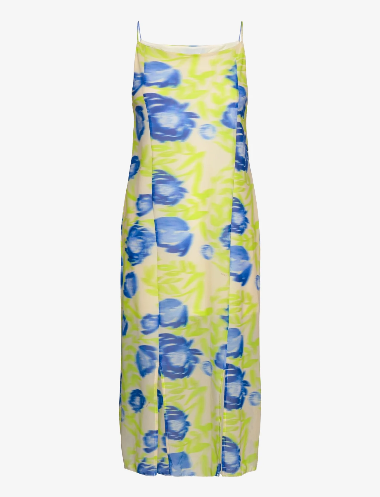 Ganni - Printed Mesh - slip-in kjoler - strong blue - 0
