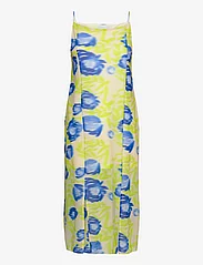 Ganni - Printed Mesh - party dresses - strong blue - 0