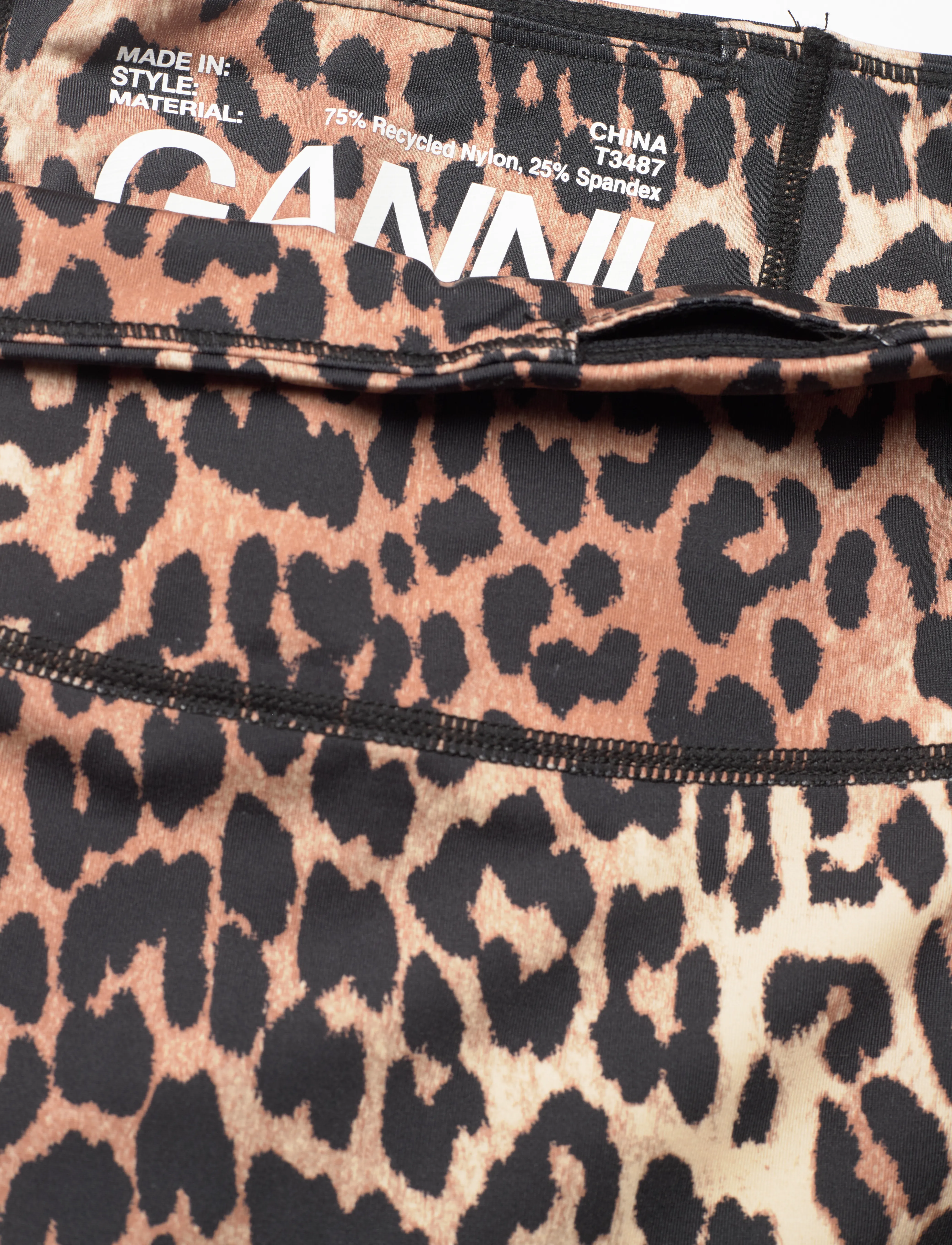 Ganni - Active Jersey Core - leopard - 2
