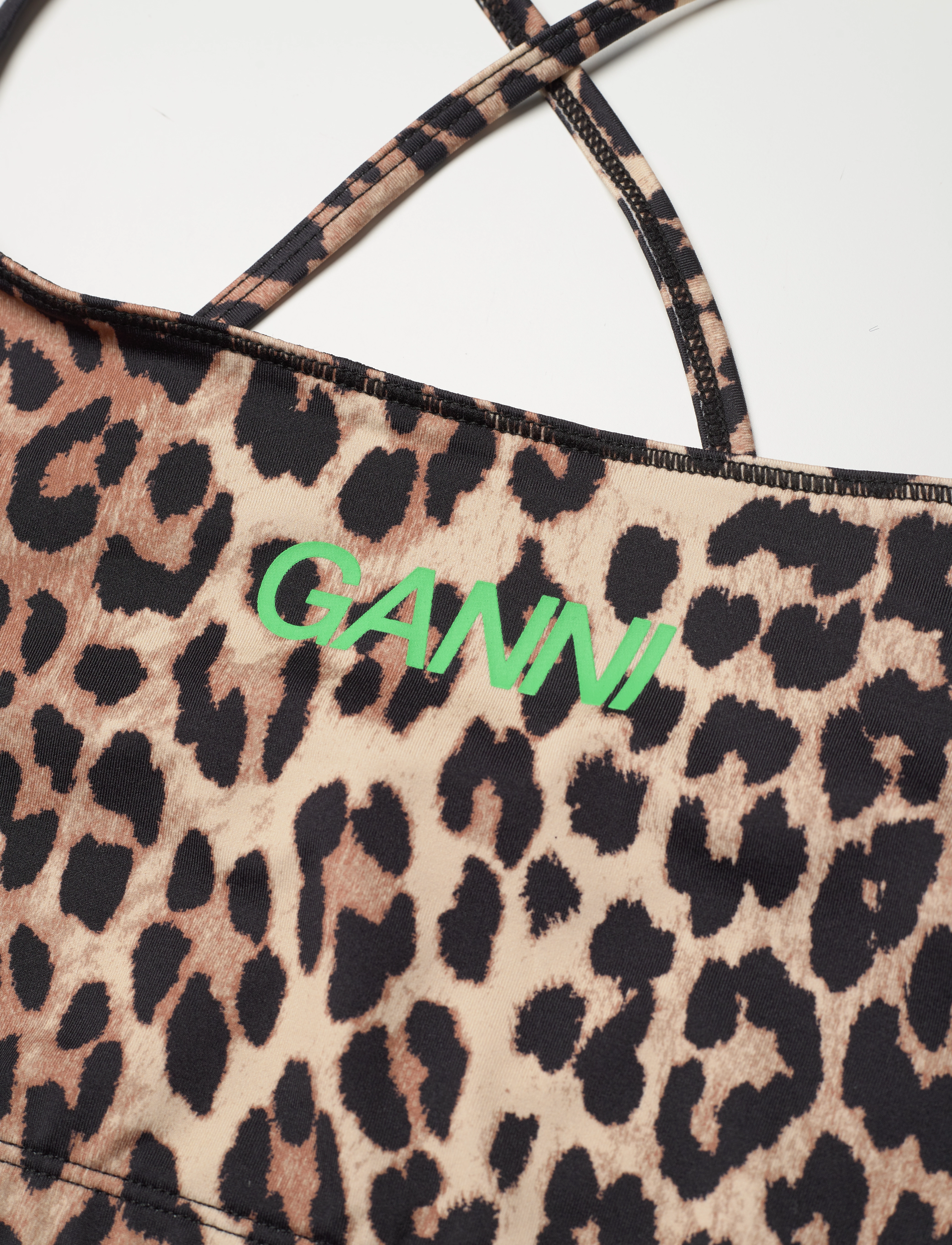 Ganni - Active Jersey Core - leopard - 2