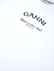 Ganni - Thin Jersey - t-shirts & tops - bright white - 2