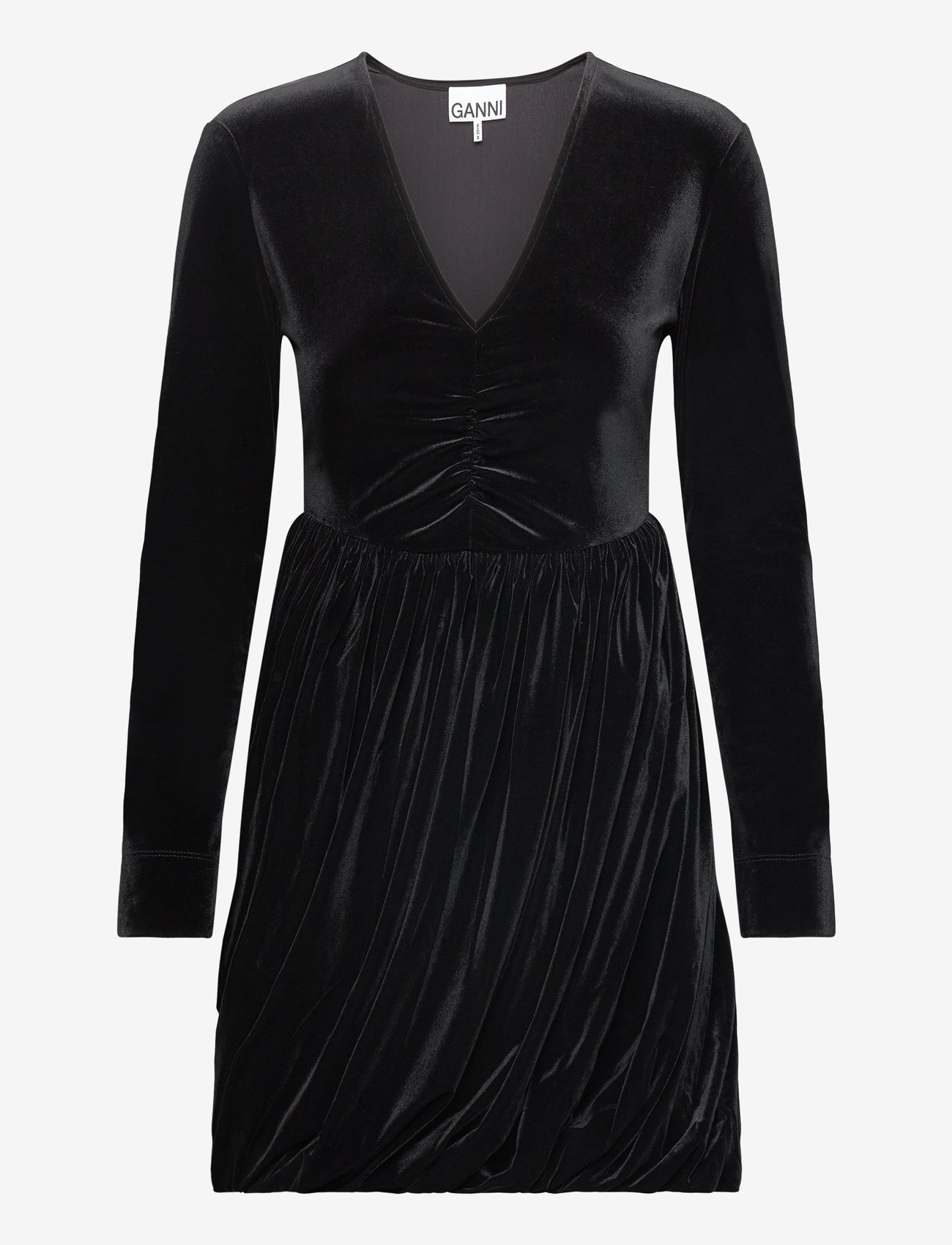 white knee length dress for women Anecdote U-Neckline Knee Length Dress White