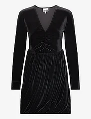 Ganni - Velvet Jersey - party dresses - black - 0