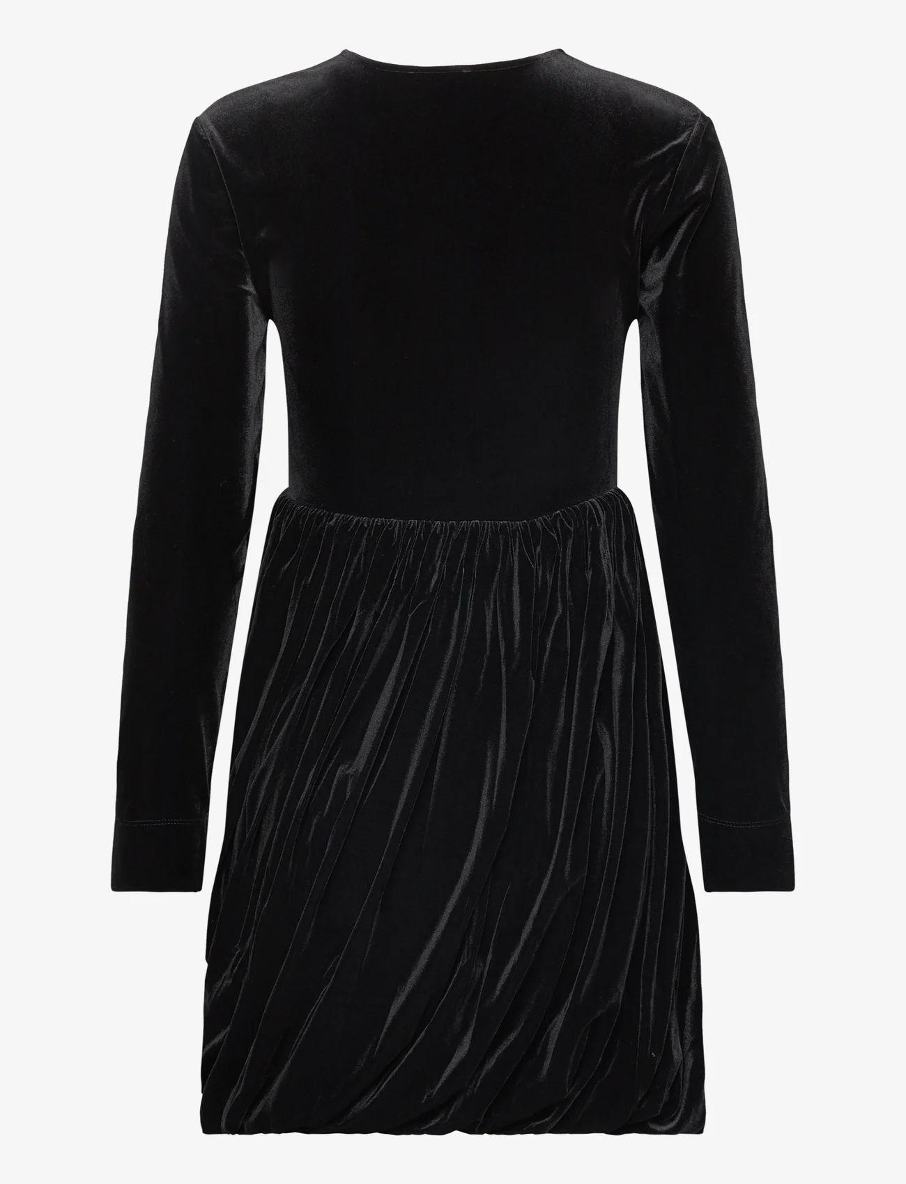 Ganni - Velvet Jersey - feestelijke kleding voor outlet-prijzen - black - 1