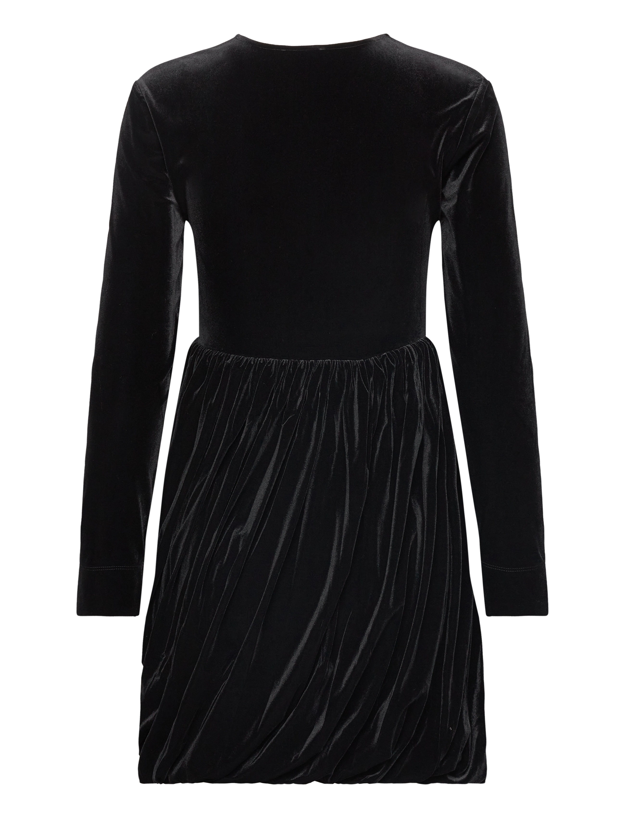 Ganni - Velvet Jersey - festkjoler - black - 1