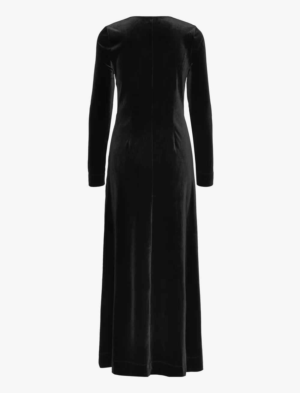 Ganni velvet wrap dress sales