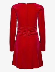 Ganni - Velvet Jersey - party dresses - savvy red - 1