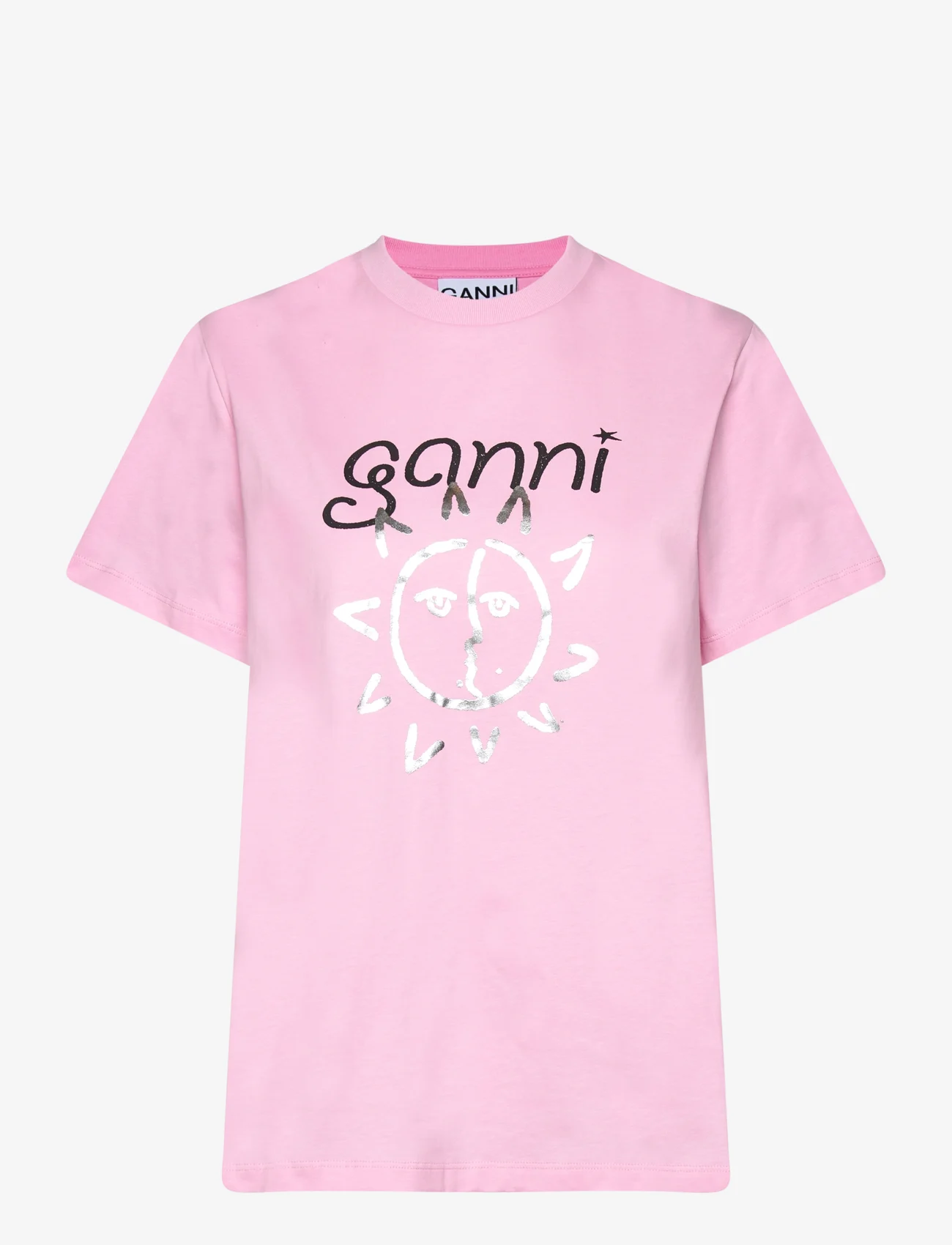 Ganni - Basic Cotton Jersey - t-shirts - lilac sachet - 0