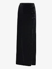 Ganni - Velvet Jersey - maxi skirts - black - 2