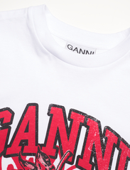 Ganni - Basic Cotton Jersey - t-shirts - bright white - 2