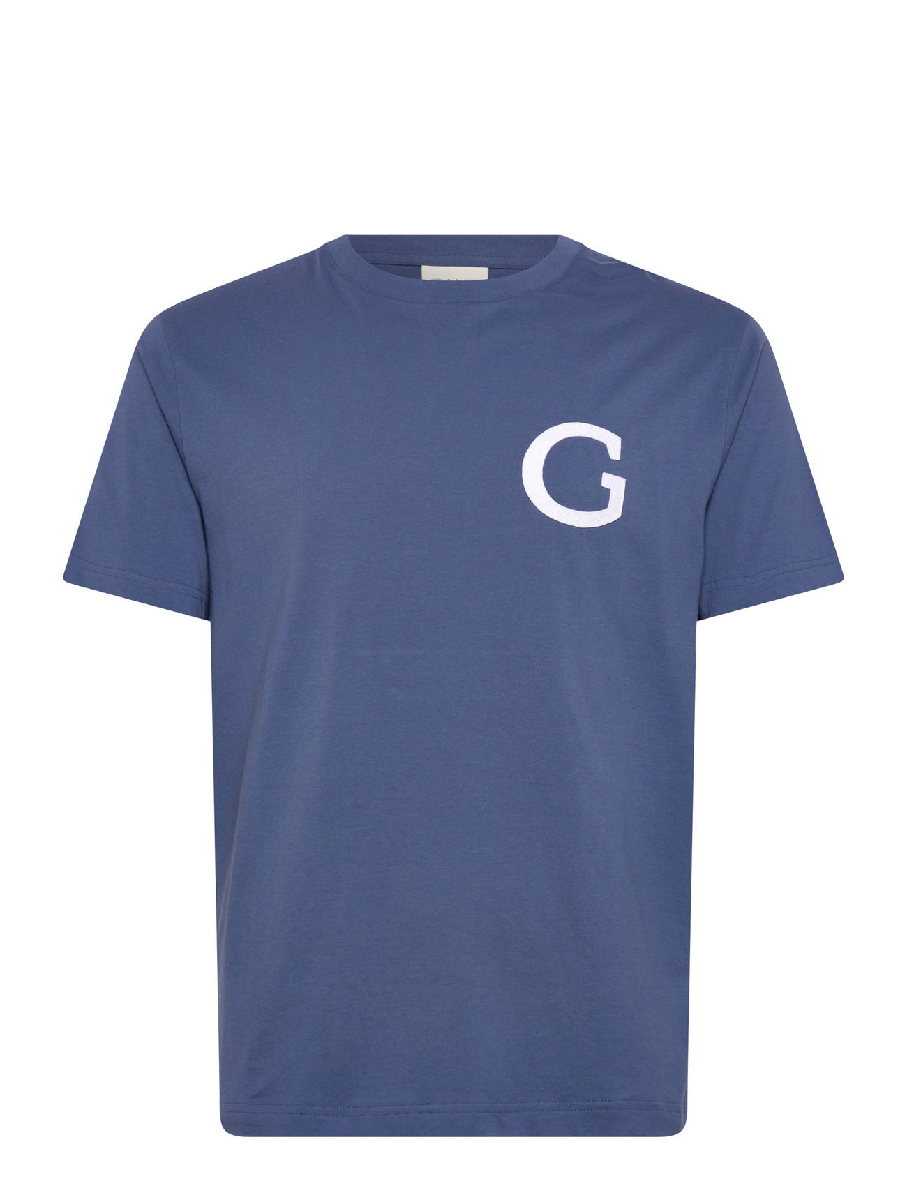 GANT G Badge Ss Tshirt - Grey - S 1