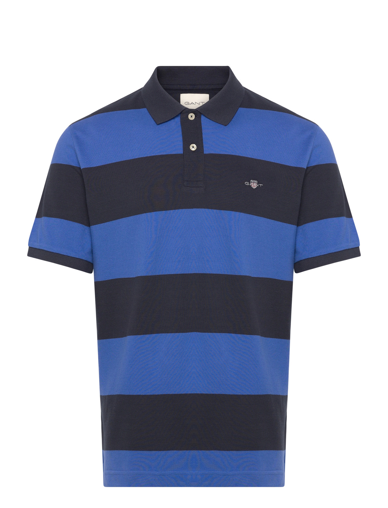 GANT Block Stripe Polo - Pink - S 2