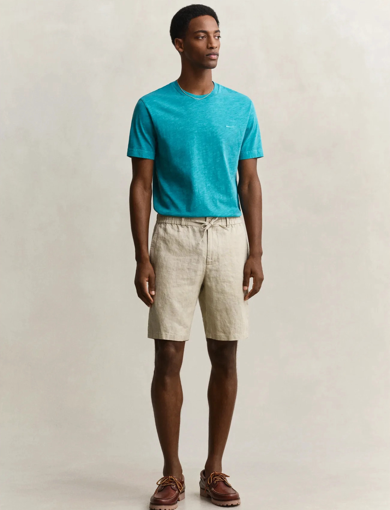 GANT Reg Linen Ds Shorts - - S 6
