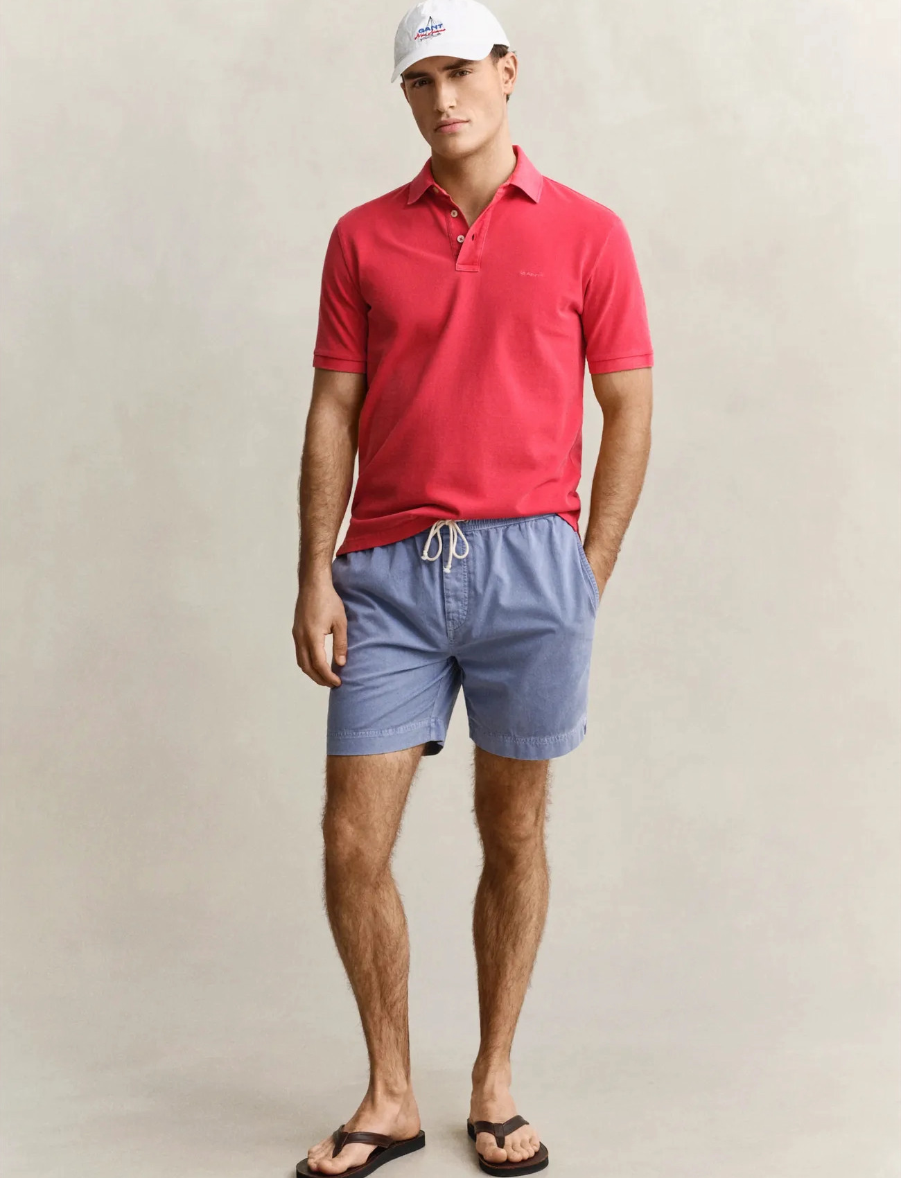 GANT Reg Sunfaded Ds Shorts - Blue - S 2