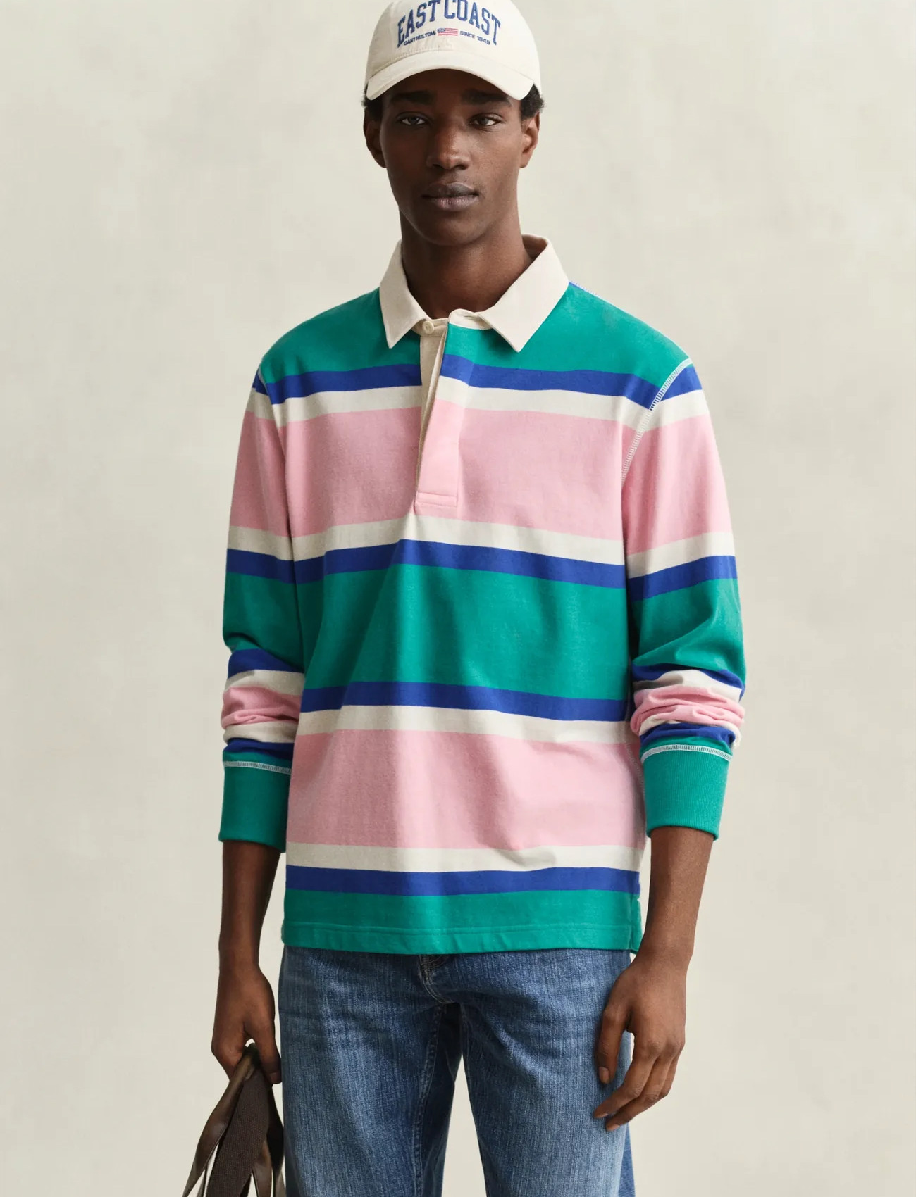 GANT Blocked Stripe Rugger - - M 1