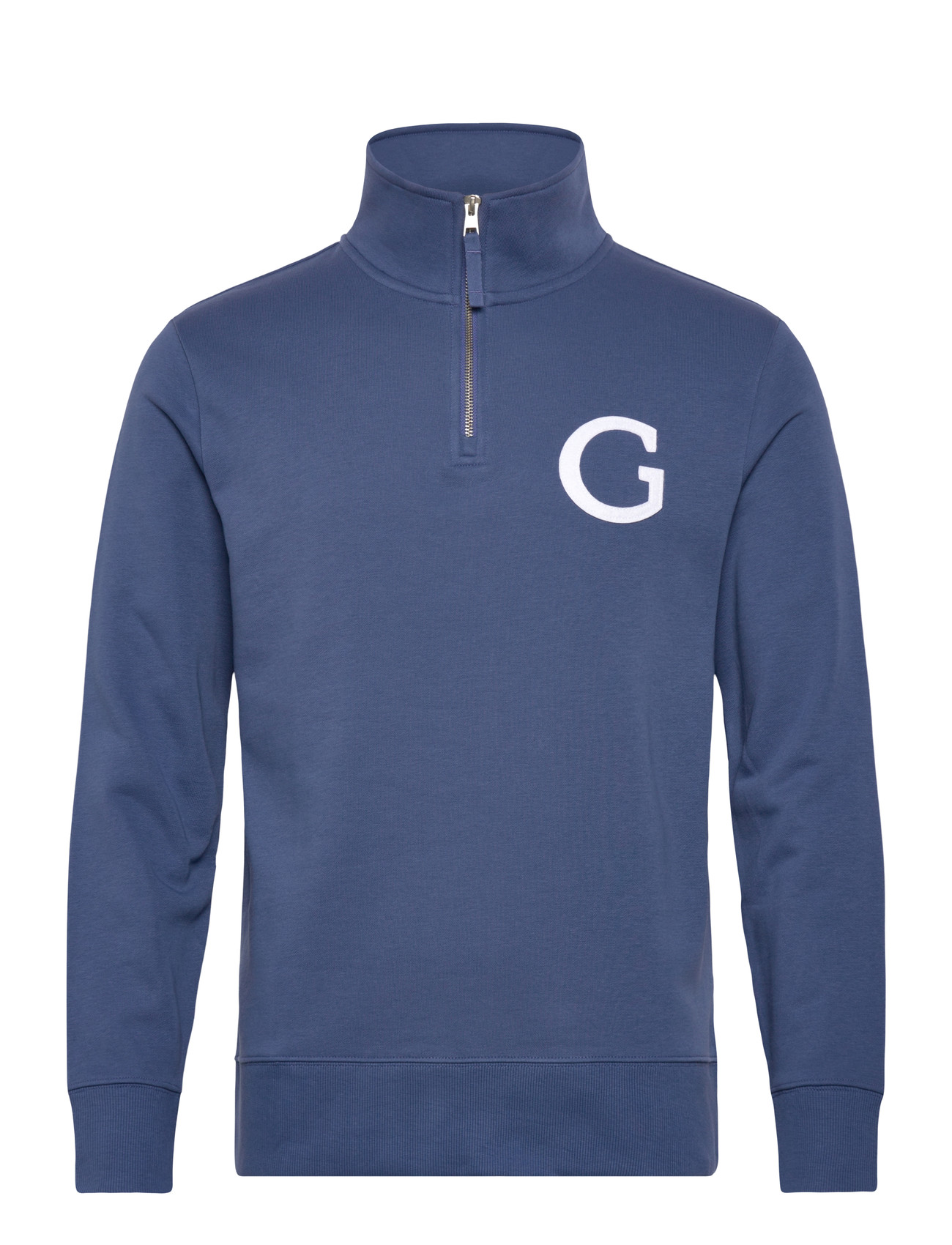 GANT G Badge Half Zip - Blue - S 1