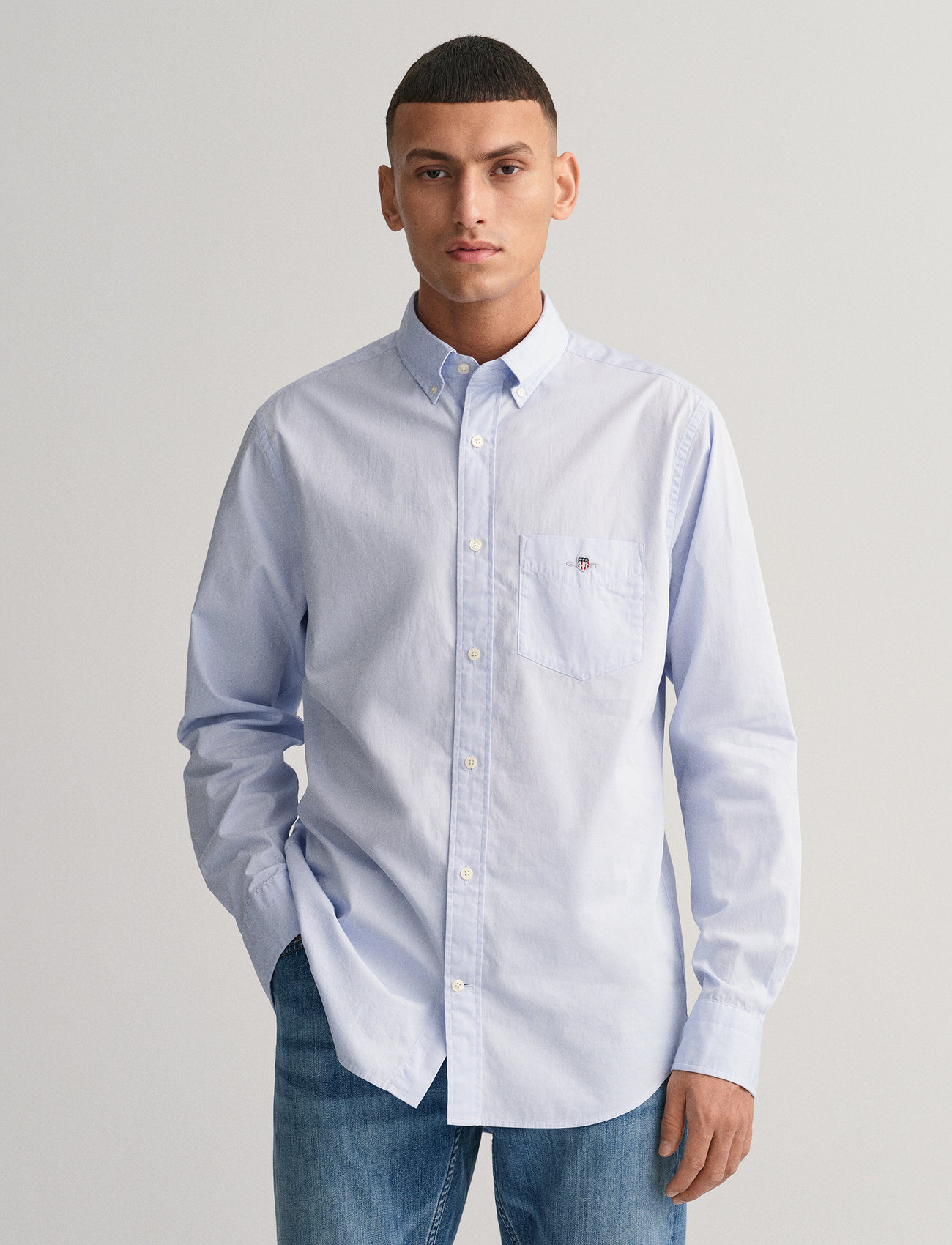 GANT Reg Classic Poplin Shirt - - S 2