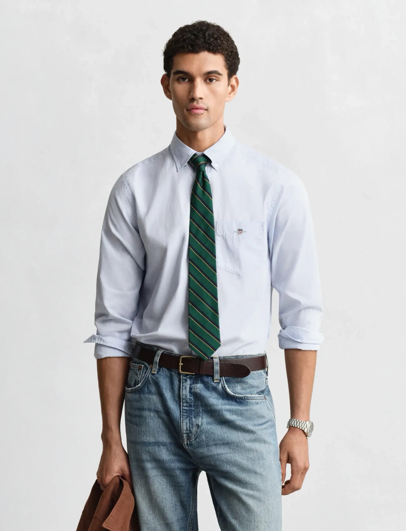 GANT Reg Classic Poplin Shirt - - S 3