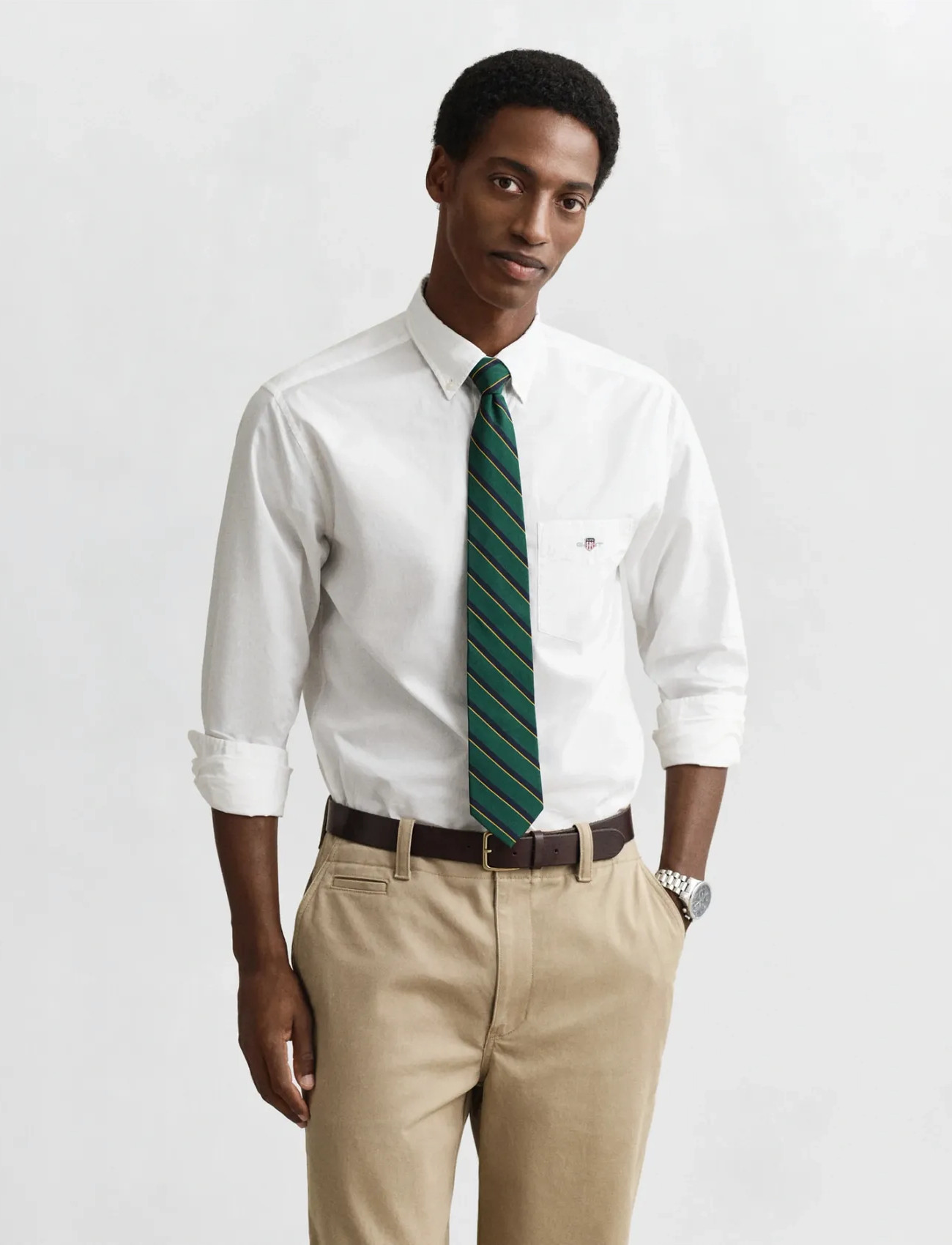 GANT Reg Classic Poplin Shirt - - S 2
