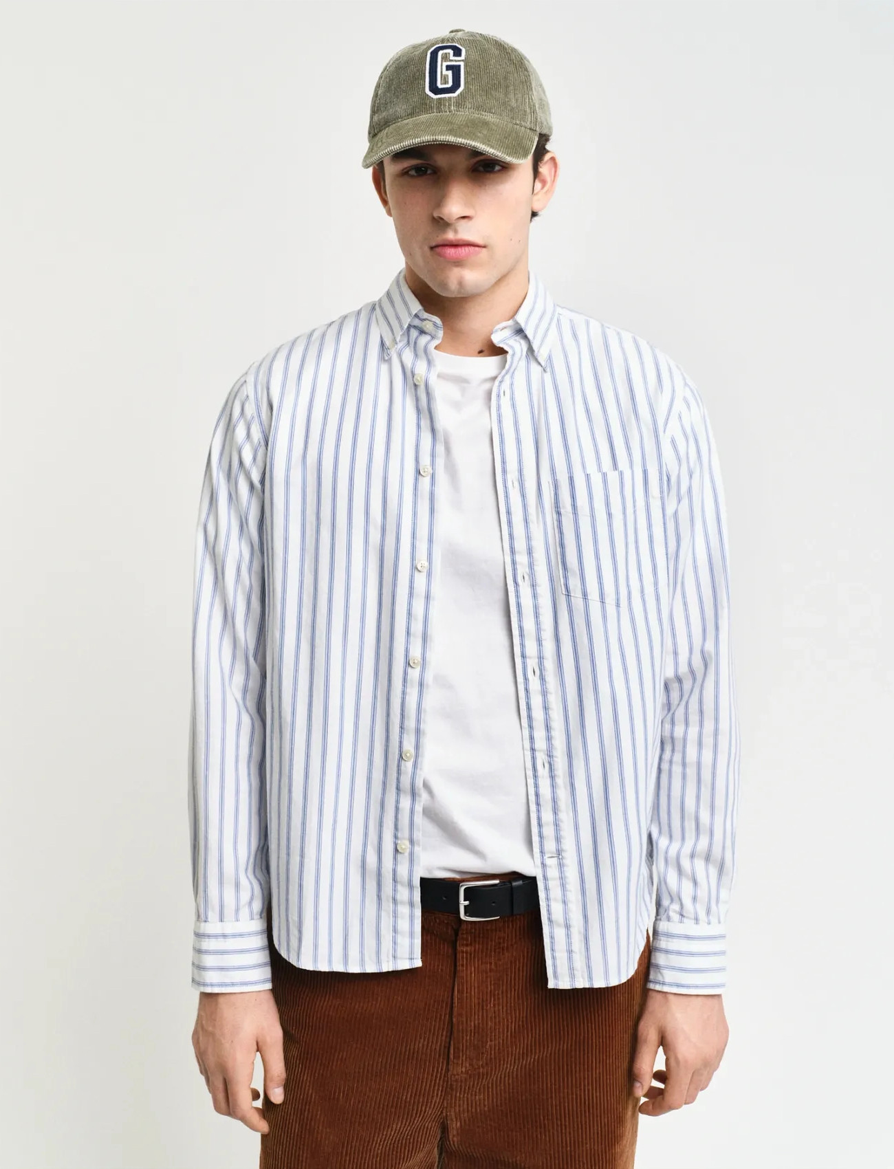 GANT Reg Archive Oxford Stripe Shirt - - M 1
