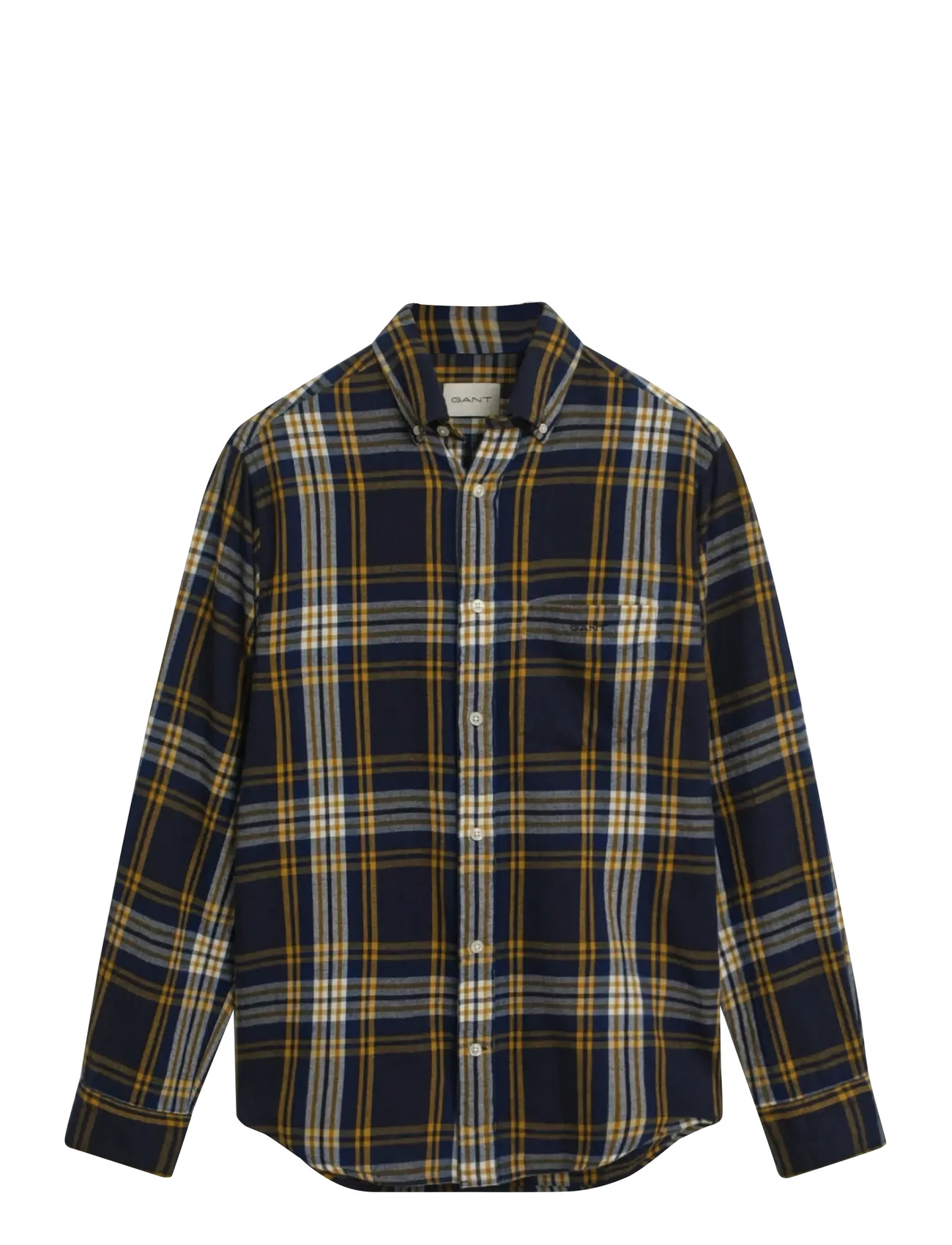 GANT Reg Windblown Flannel Check Shirt - - M 1