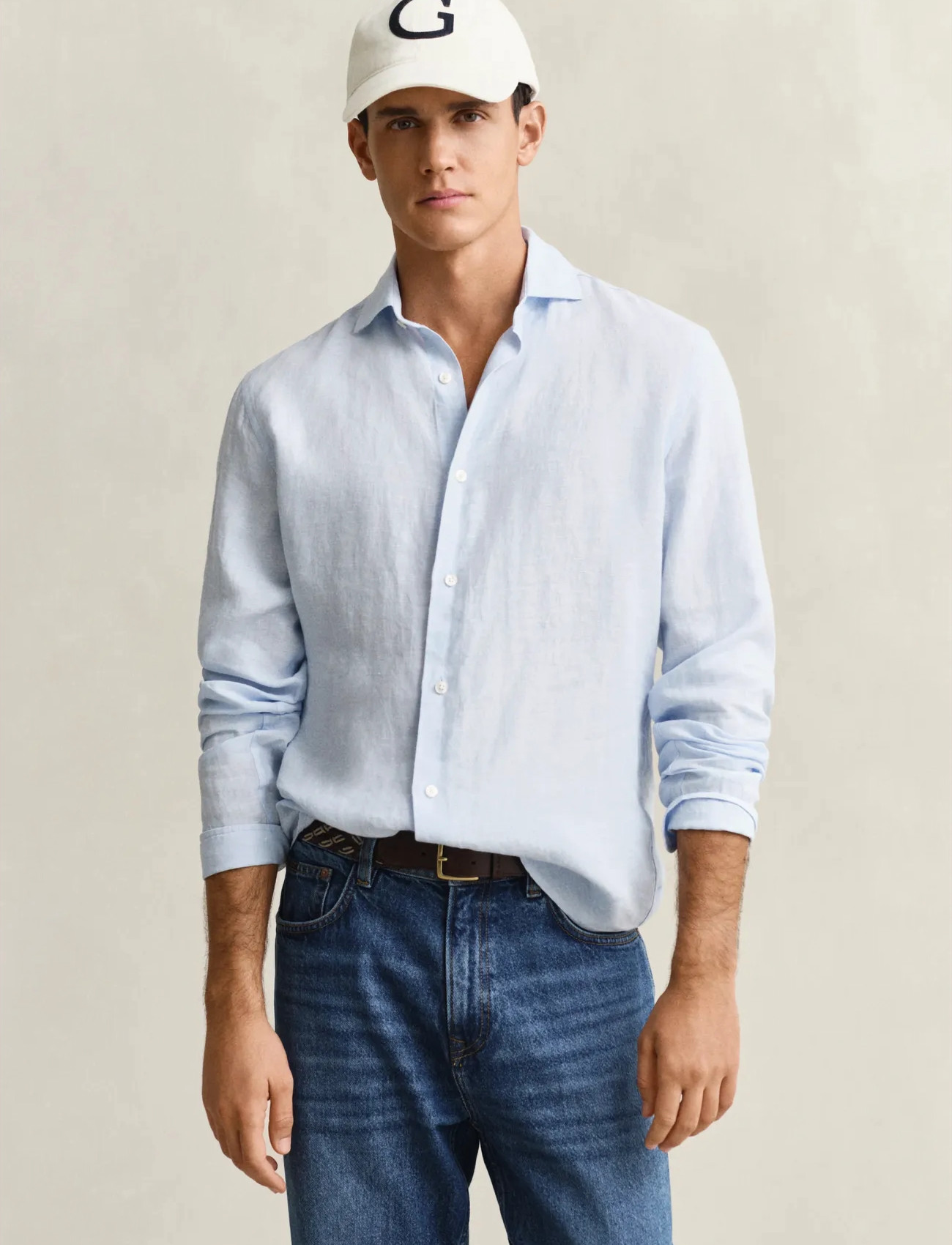 GANT Reg Linen Shirt - - XL 1