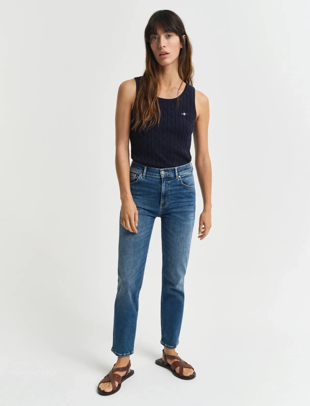 GANT Cropped Slim Stretch Jeans - - 26 1