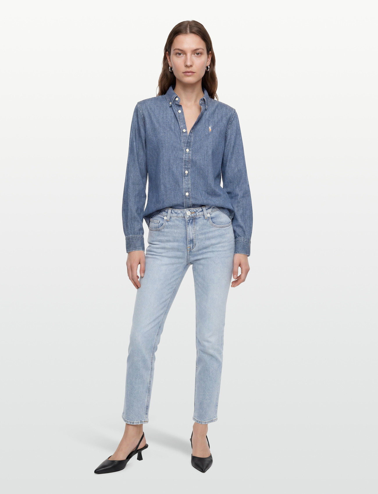 GANT Cropped Straight Stretch Jeans - - 26 2