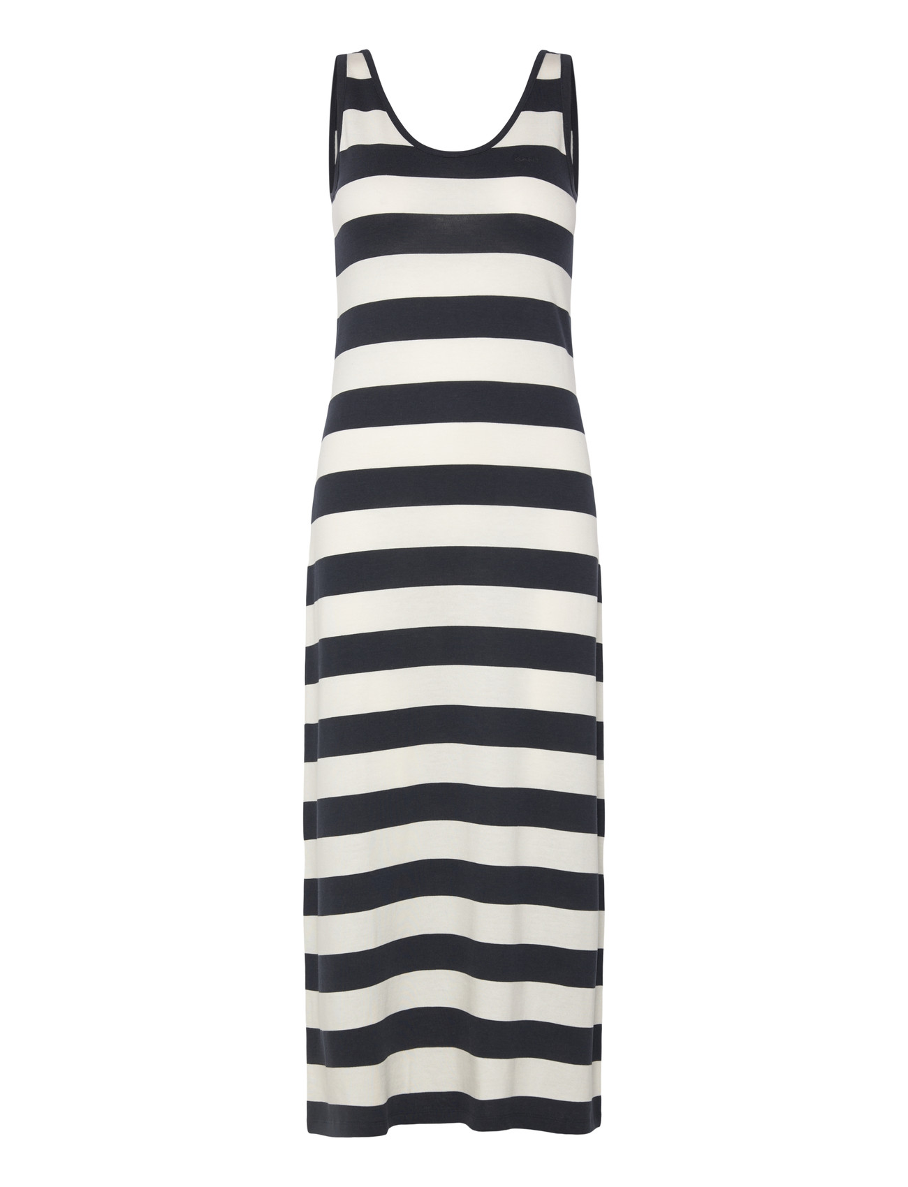 GANT Striped Fluid Midi Jersey Dress - Blue - XL 1