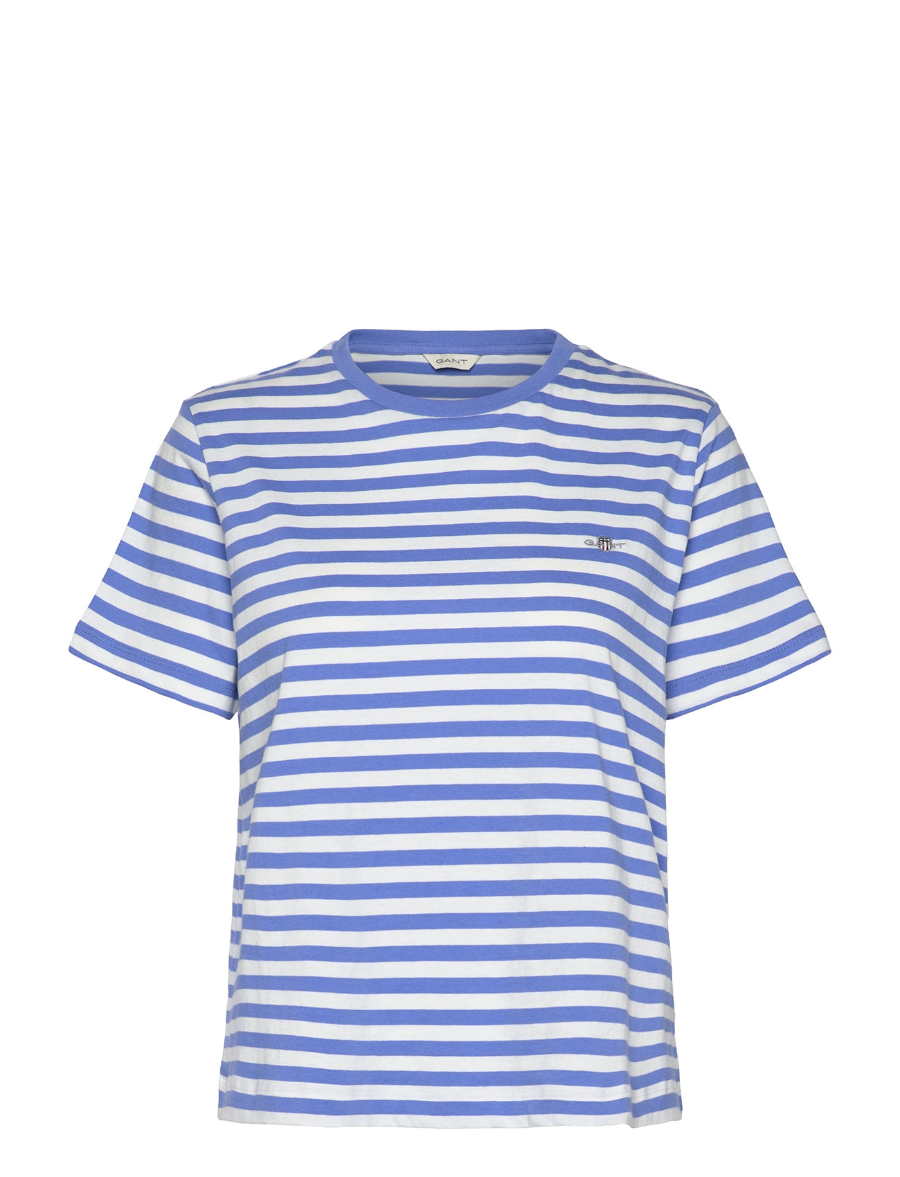 GANT Reg Striped Shield Ss T-Shirt - - XS 2